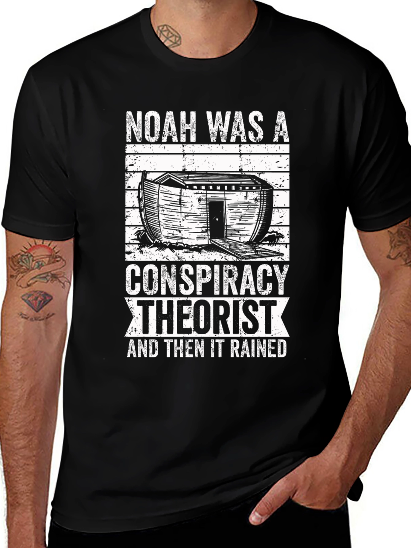 Variant 28 of Noah Conspiracy Theorist T-Shirt
