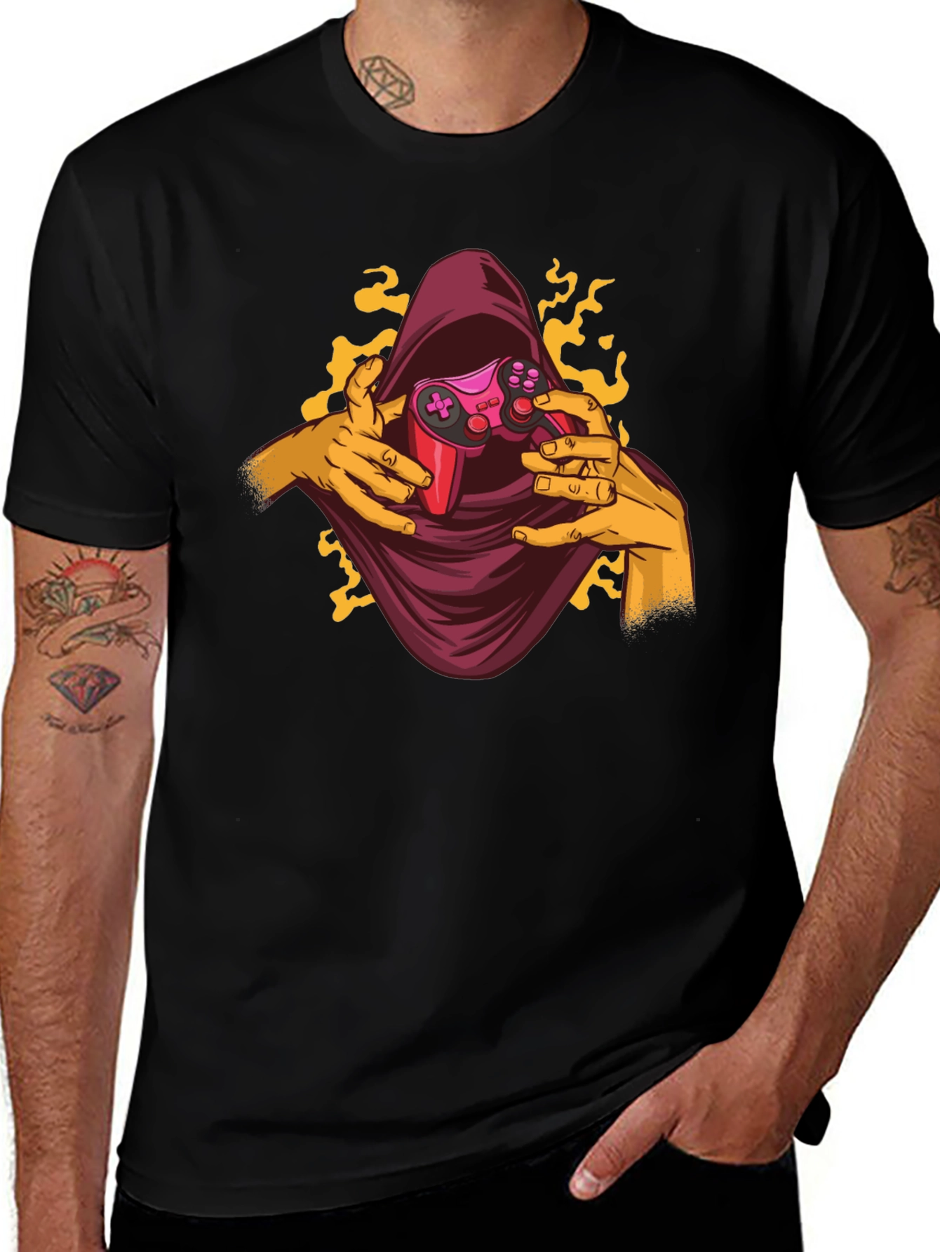 Variant 15 of Gamer Reaper Graphic T-Shirt