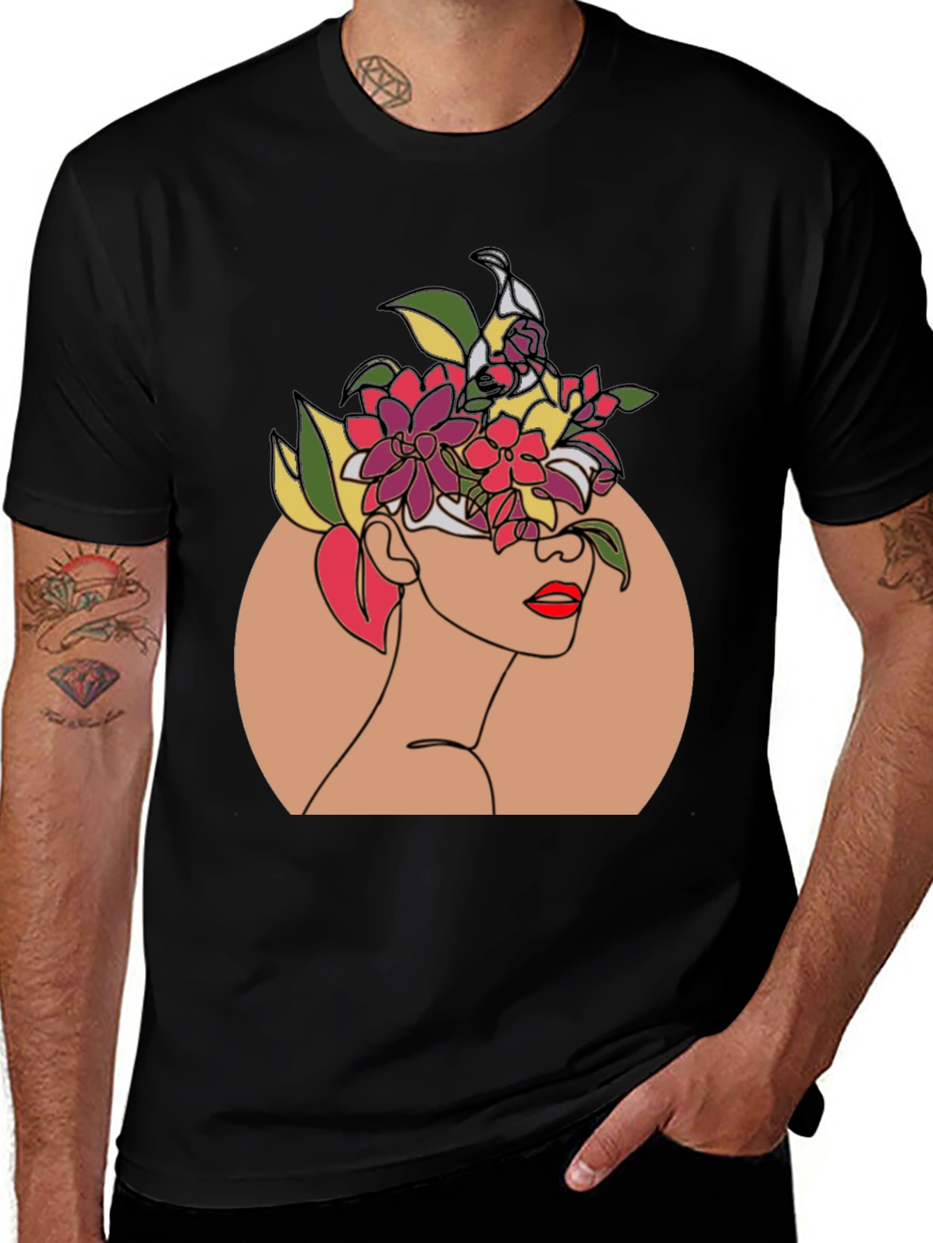 Variant 29 of Floral Woman Graphic T-Shirt