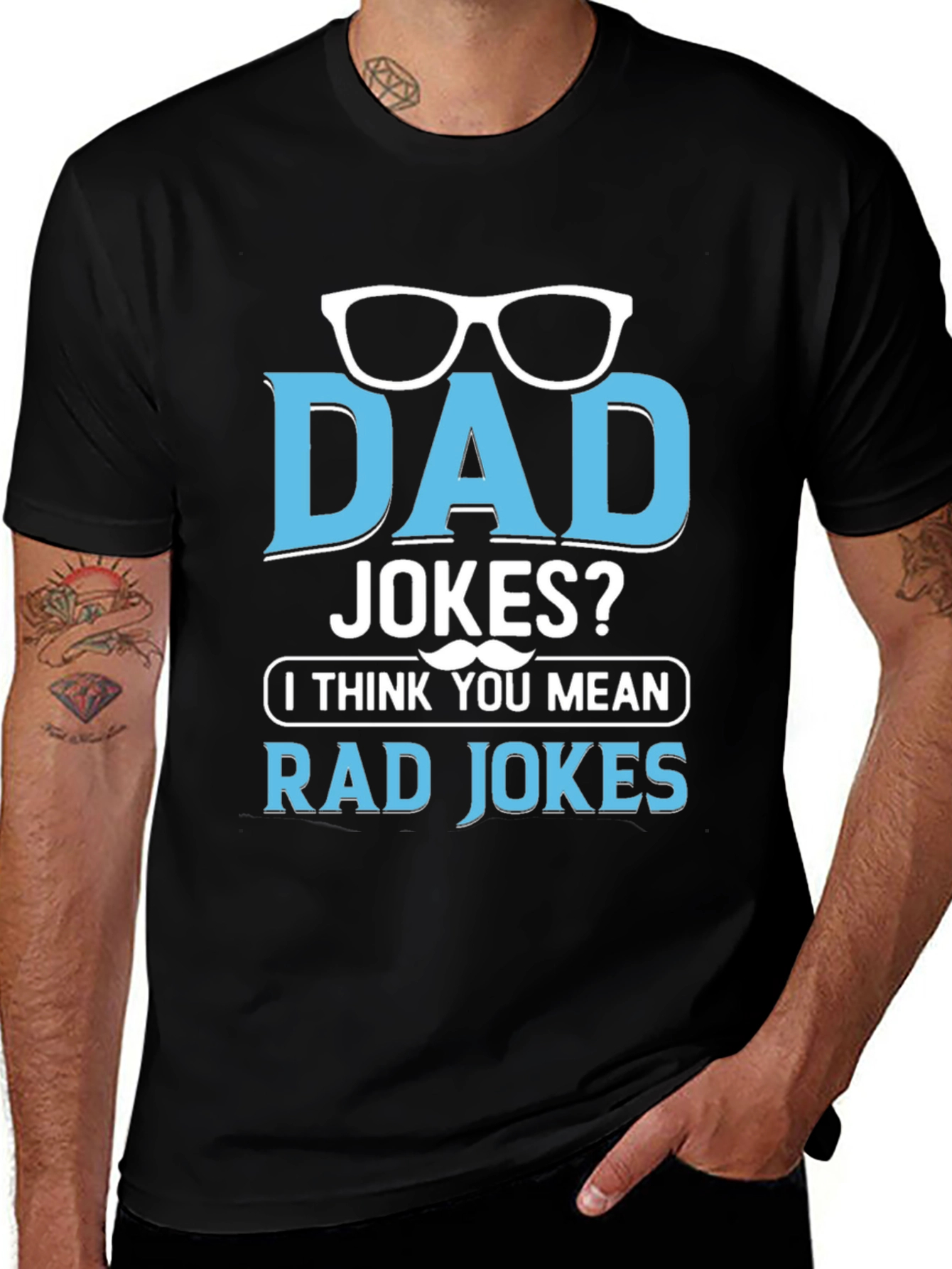 Variant 5 of Dad Jokes? Rad Jokes Graphic Tee