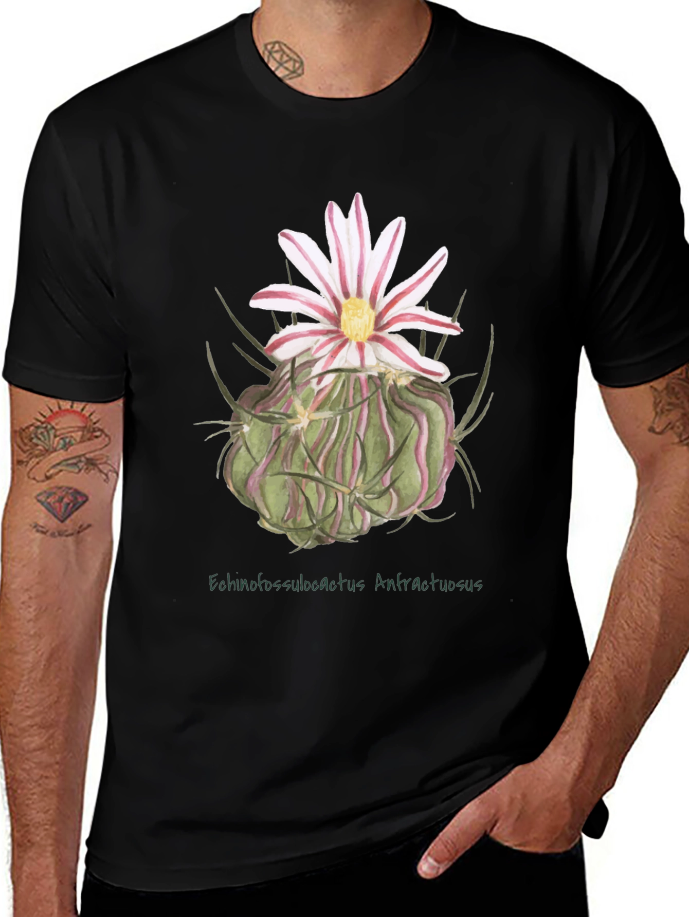 Variant 15 of Cactus Flower Graphic T-Shirt