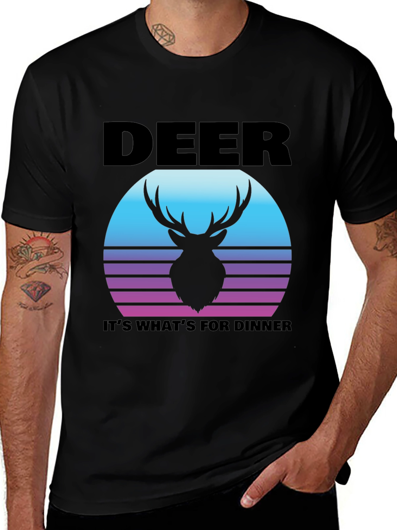 Variant 6 of Deer It's What's For Dinner Graphic T-Shirt