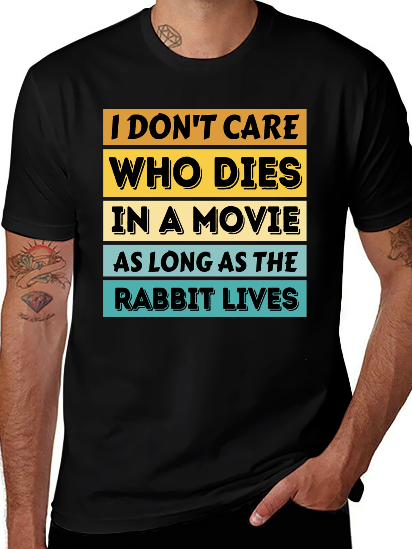 Variant 14 of Funny Rabbit Lover Movie T-Shirt