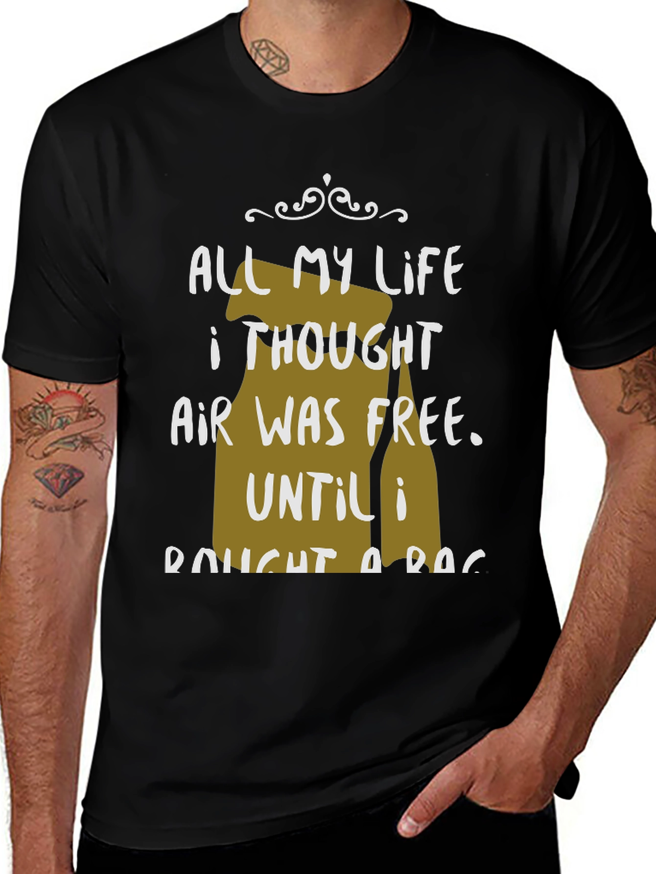 Variant 23 of All My Life Air Was Free T-Shirt