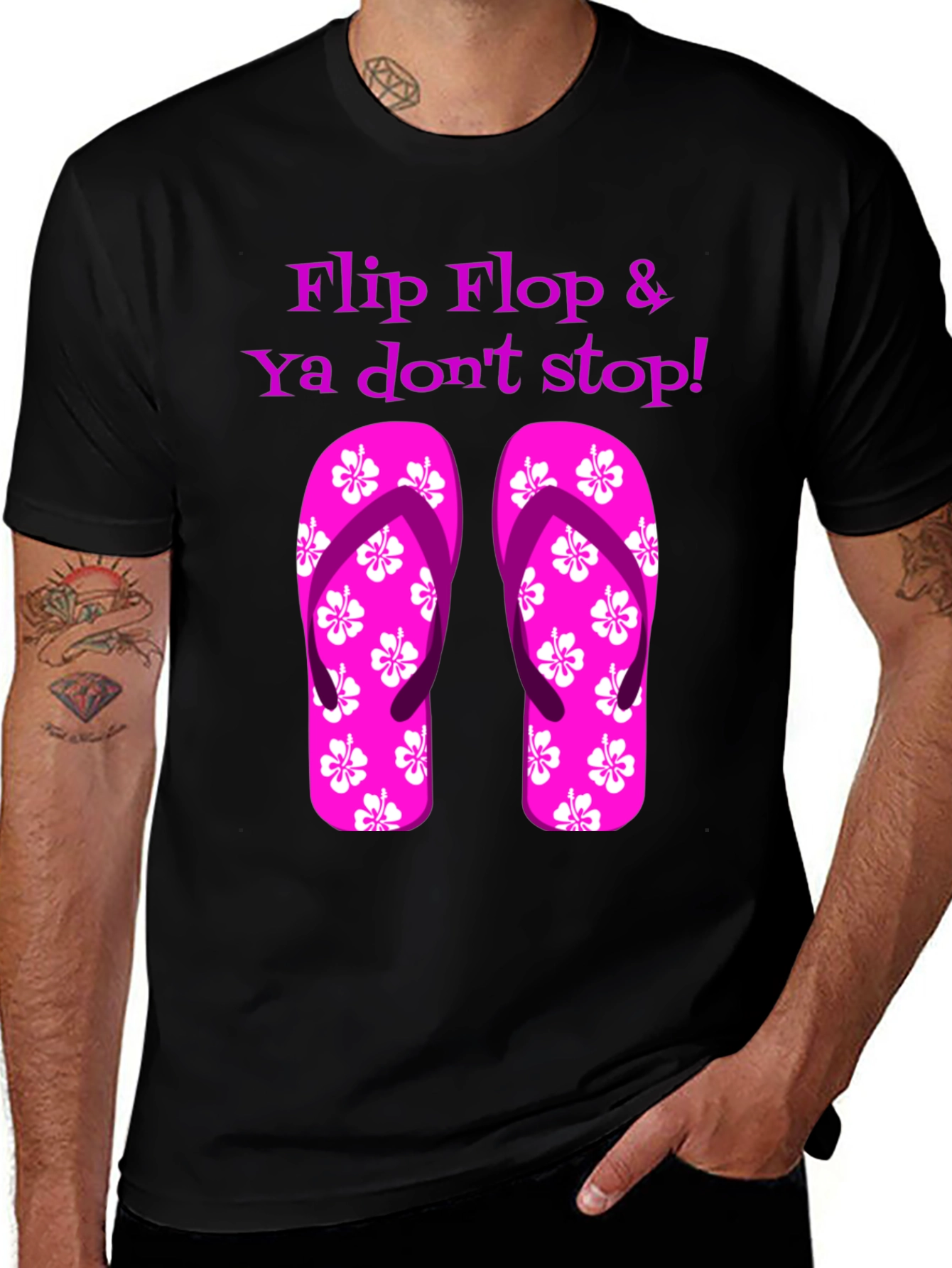Variant 29 of Flip Flop & Ya Don't Stop! Graphic Tee