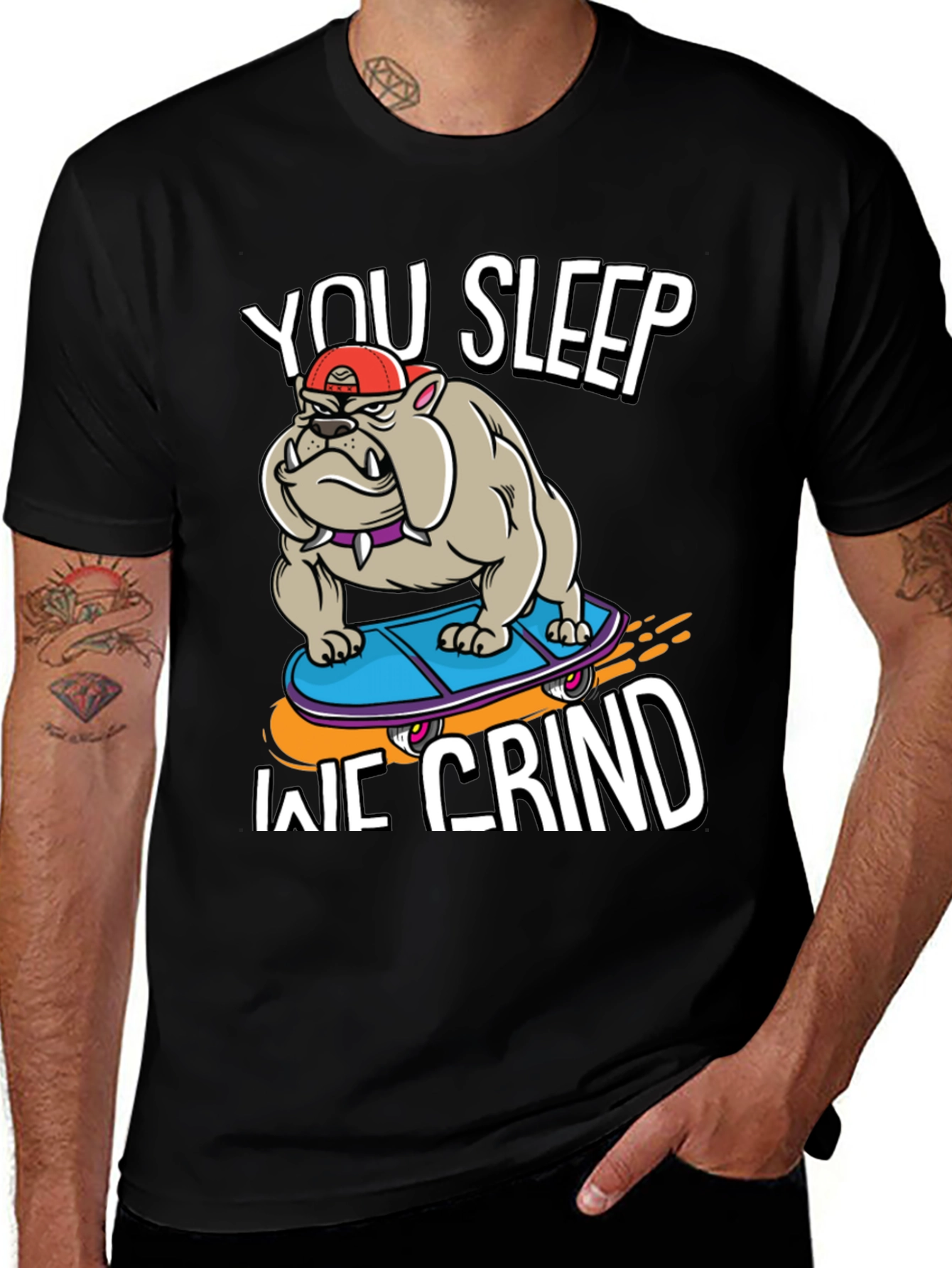 Variant 27 of You Sleep, We Grind T-Shirt