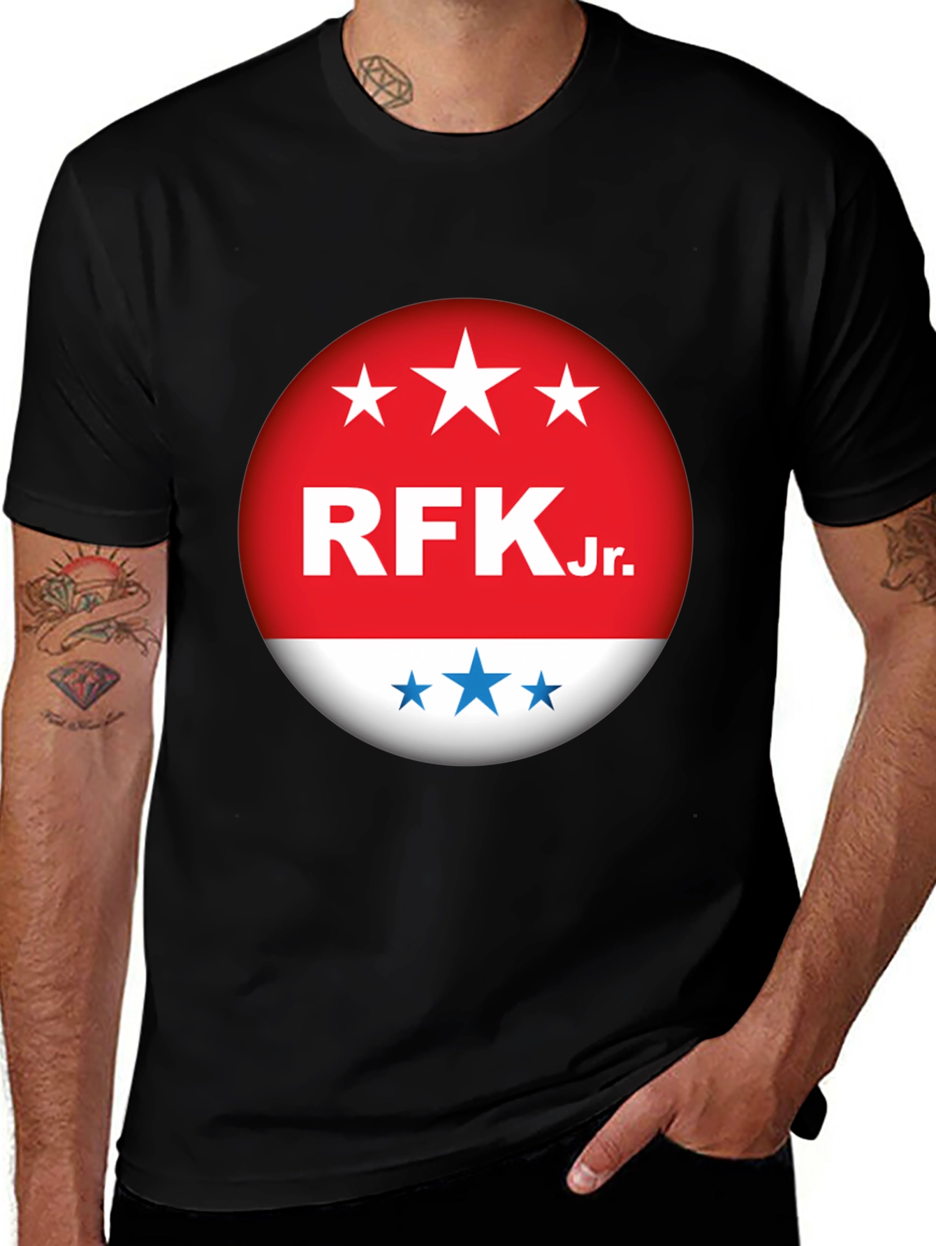 Variant 4 of RFK Jr. Graphic Tee - Patriotic Design