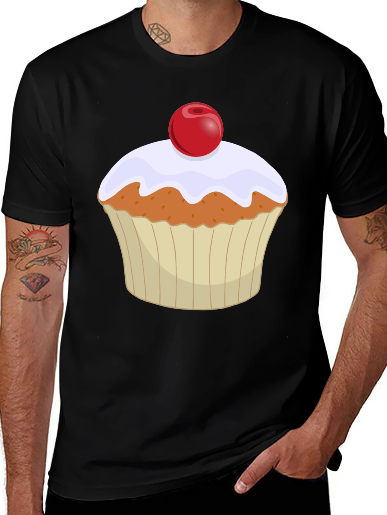 Variant 21 of Cupcake T-Shirt - Sweet Treat Design