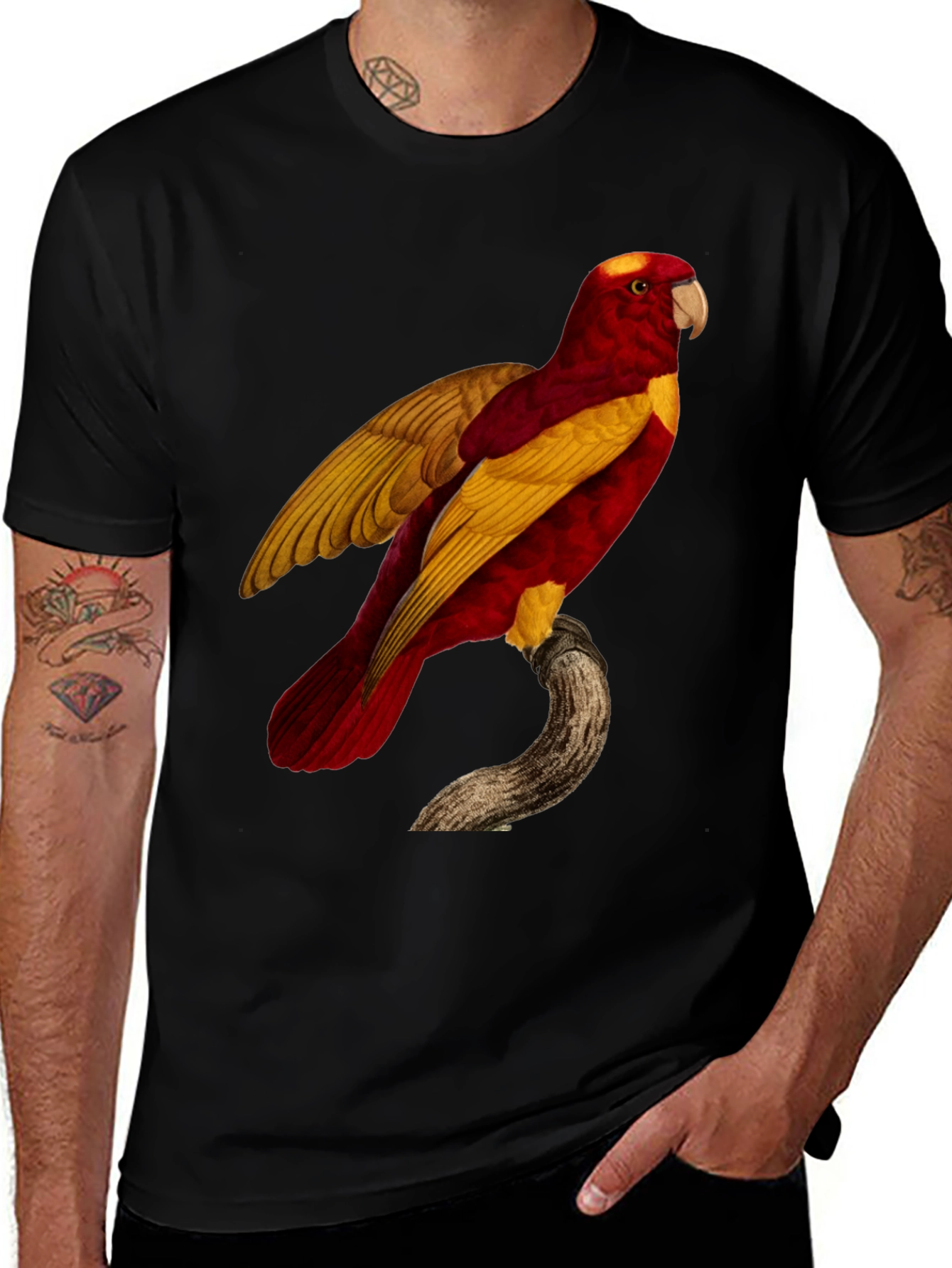 Variant 12 of Exotic Parrot Graphic Tee