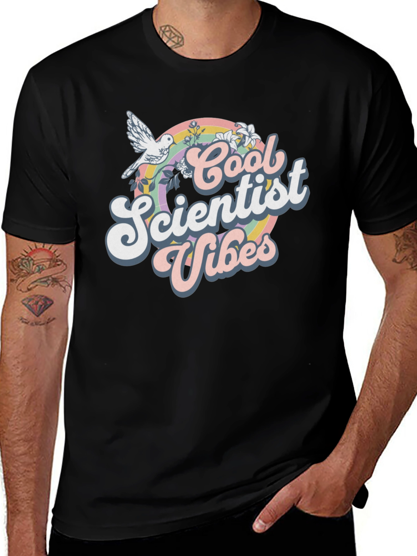 Variant 3 of Cool Scientist Vibes Graphic T-Shirt