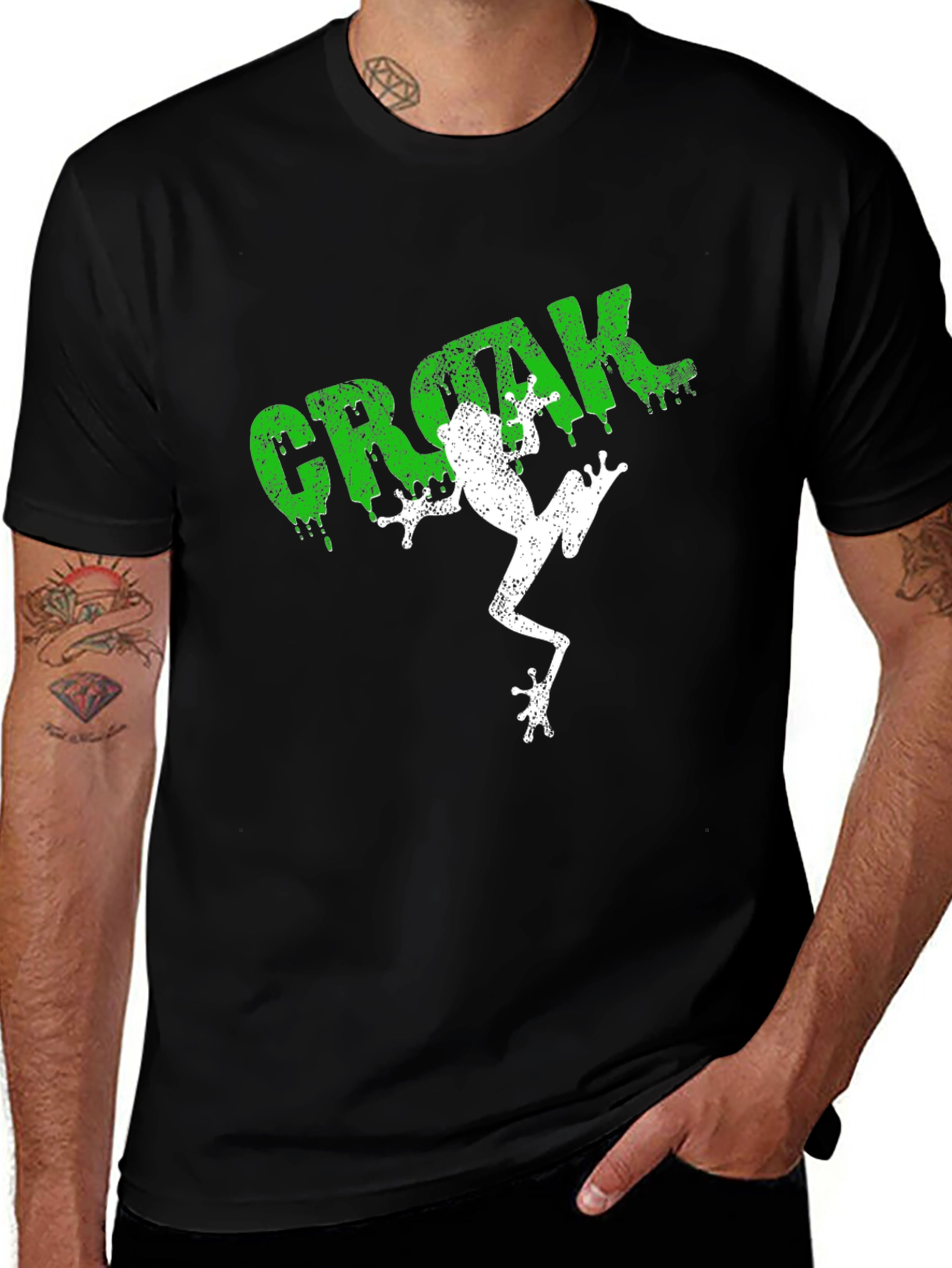 Variant 28 of Croak Frog Graphic T-Shirt