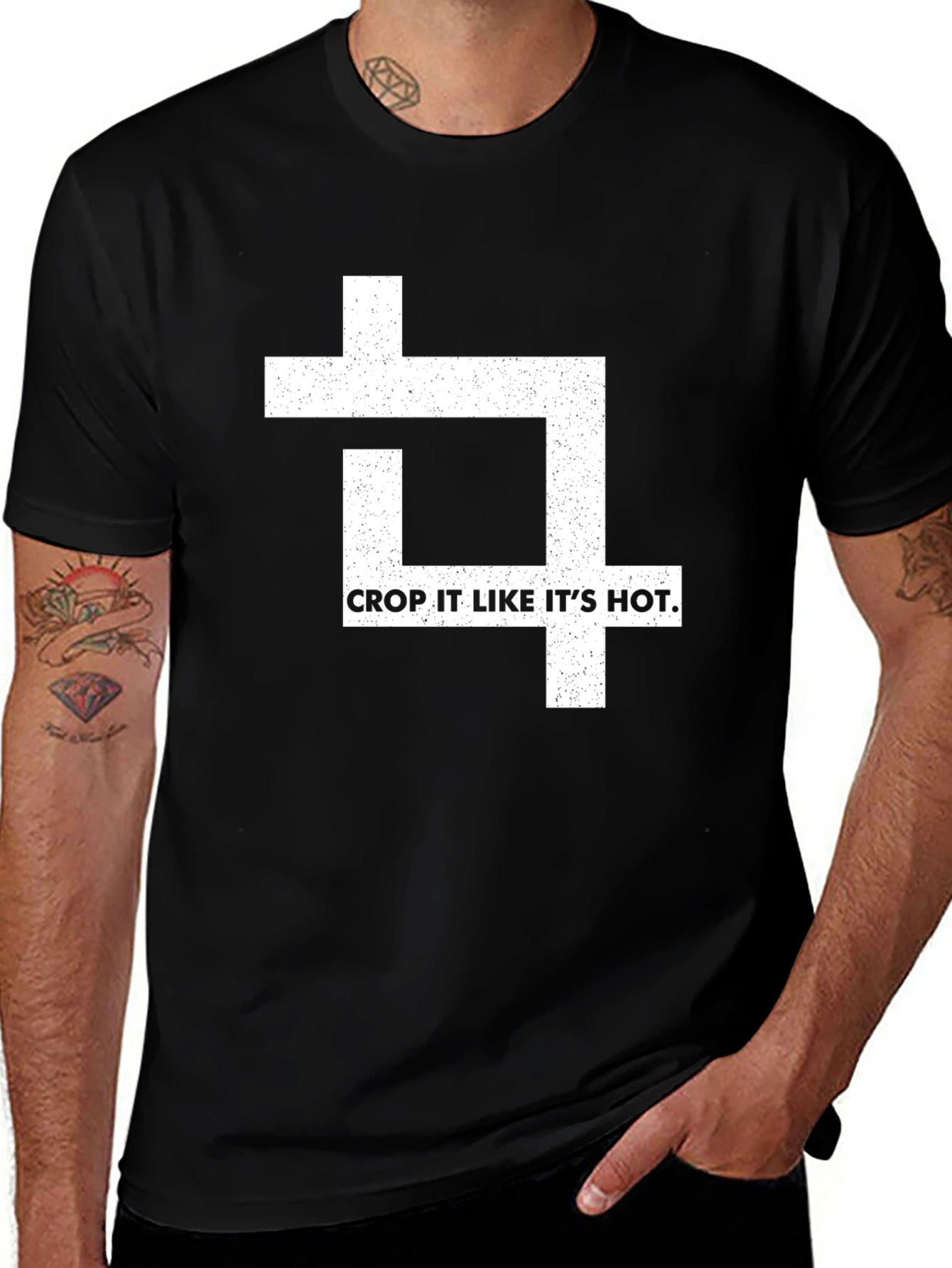 Variant 17 of Crop It Like It's Hot T-Shirt - Graphic Tee