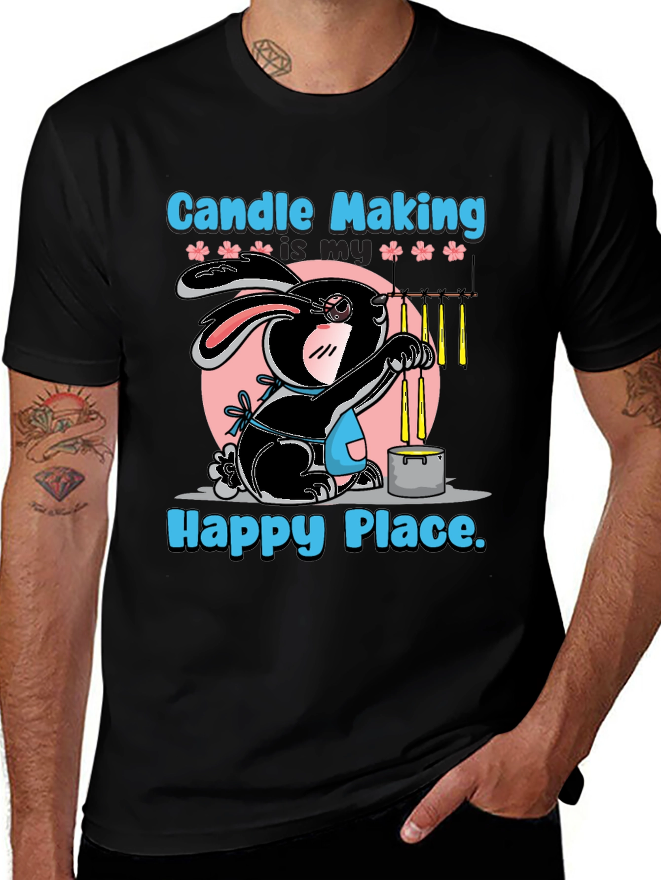 Variant 22 of Candle Making Happy Place T-Shirt