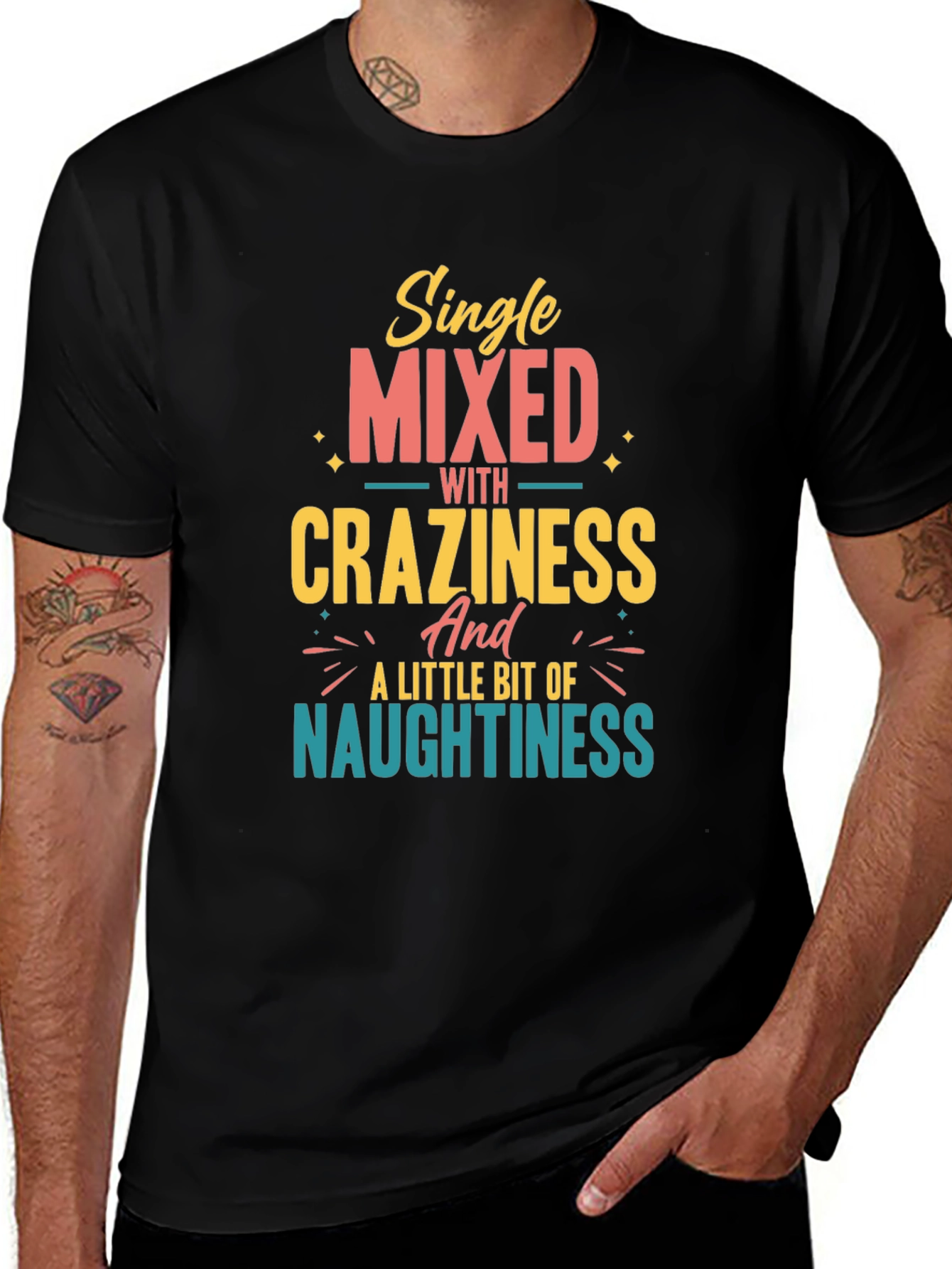 Variant 20 of Single Mixed with Craziness Graphic T-Shirt