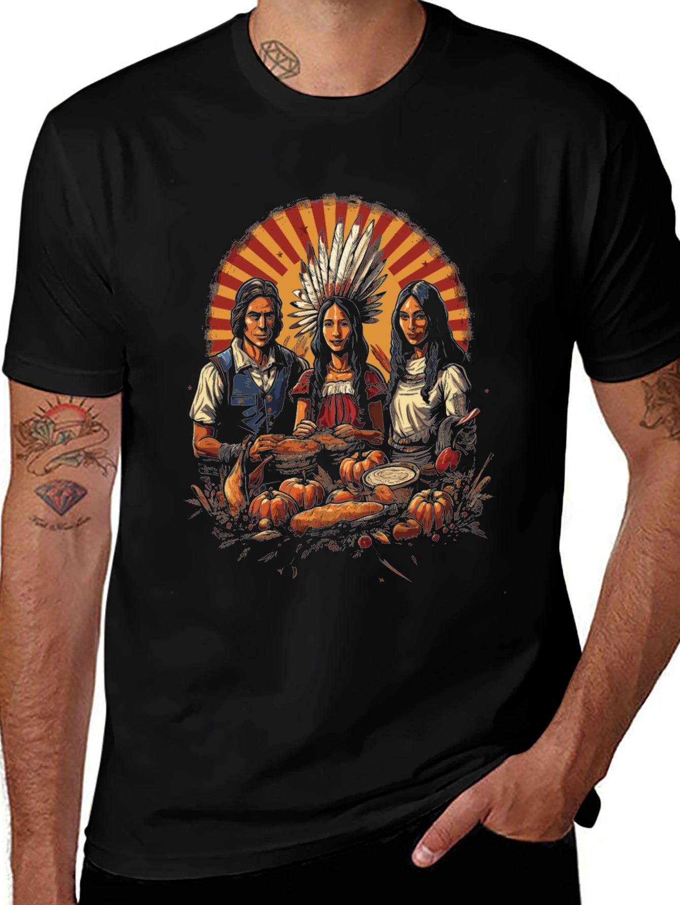 Thanksgiving Feast Graphic Tee