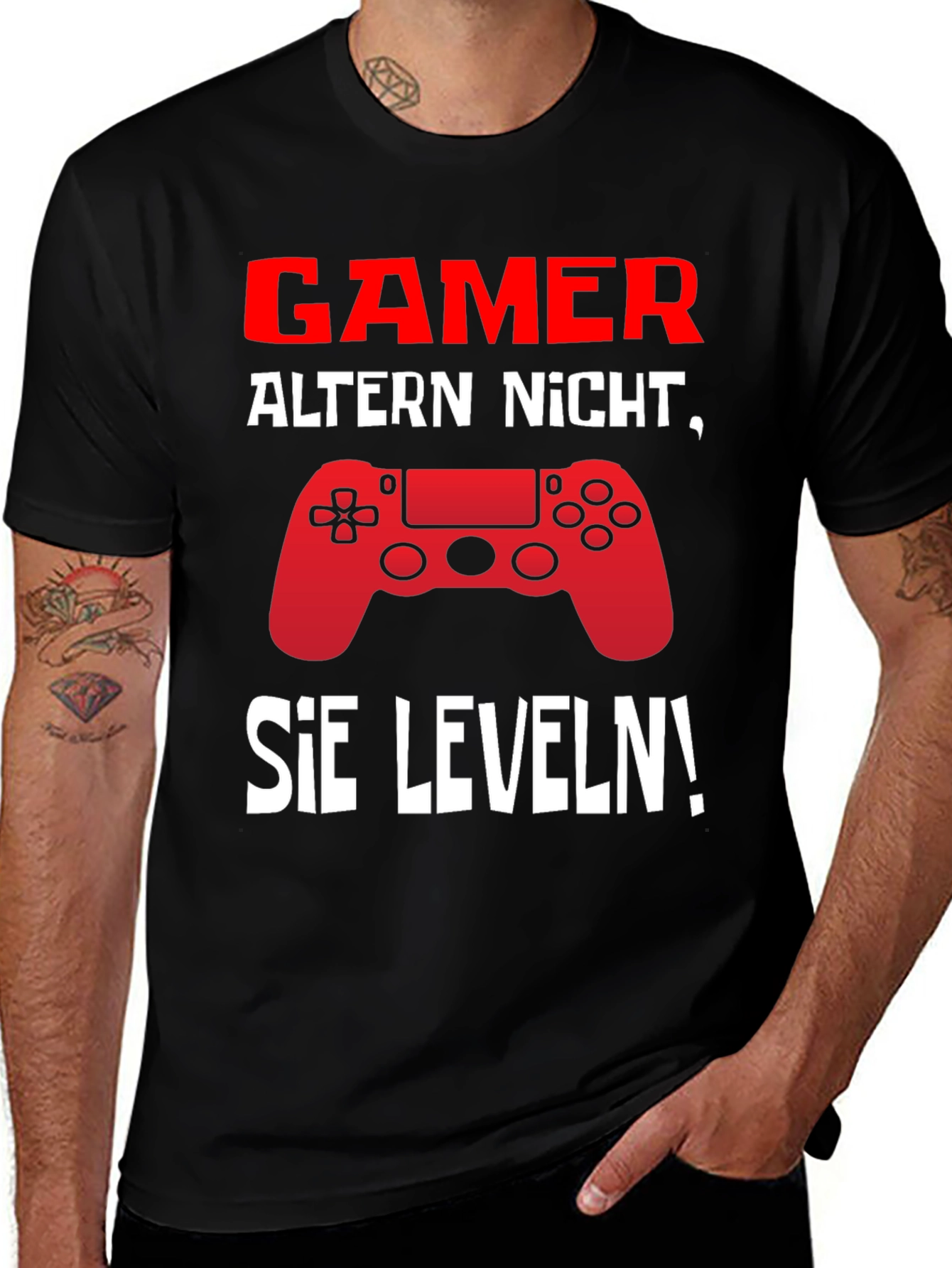 Variant 12 of Gamer Altert Nicht T-Shirt - Level Up Your Style