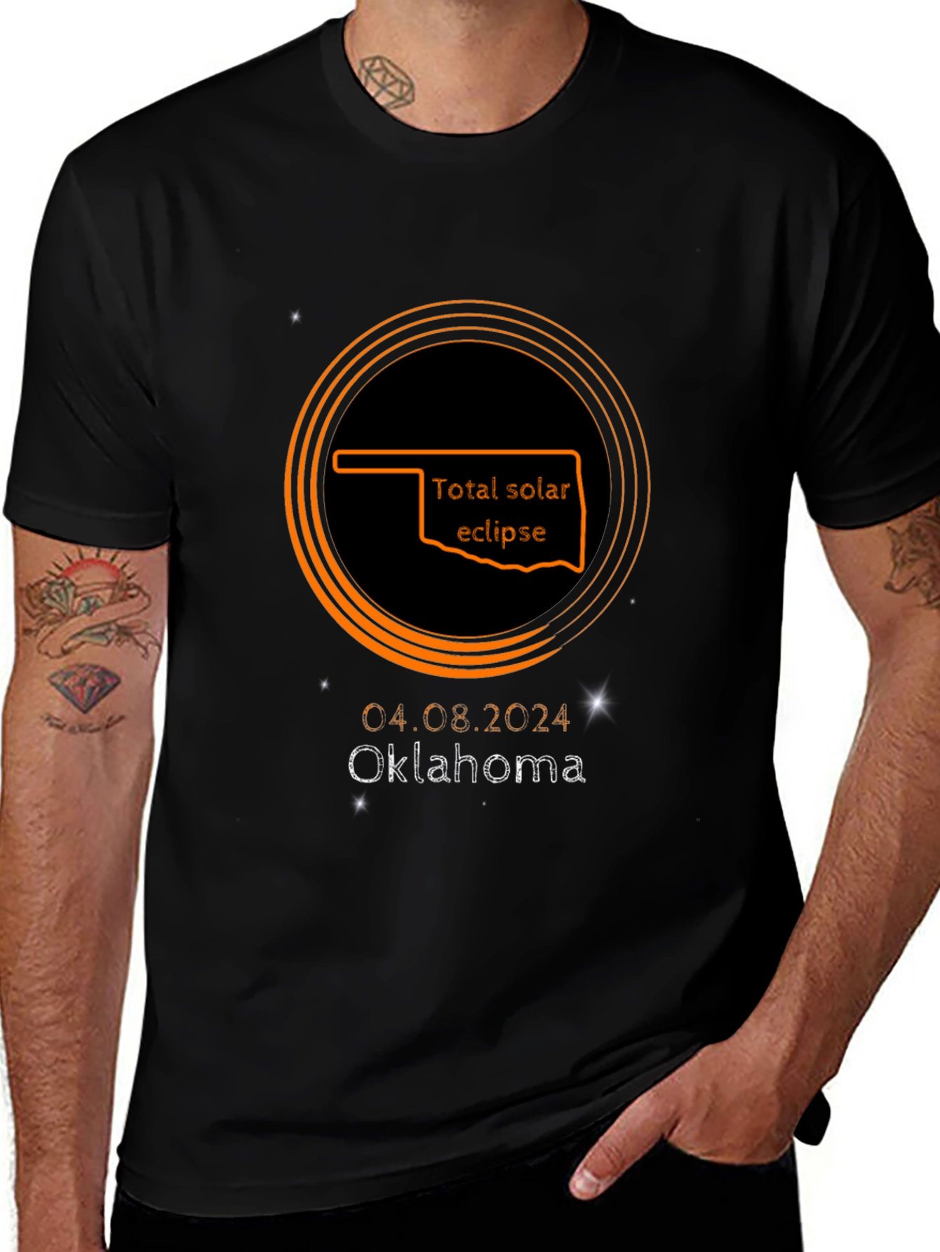 Total Solar Eclipse Oklahoma 2024 T-Shirt