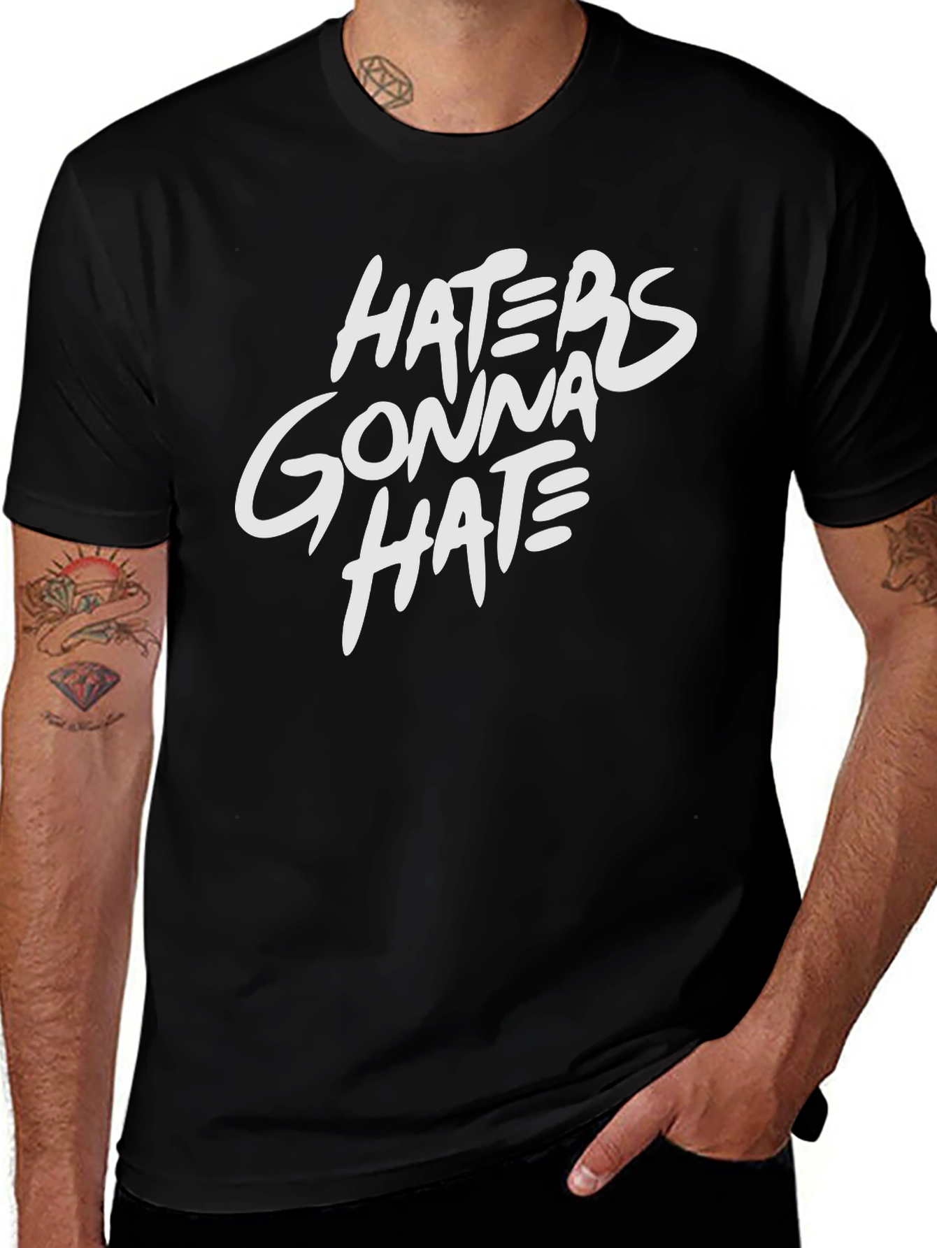Variant 17 of Haters Gonna Hate Black T-Shirt