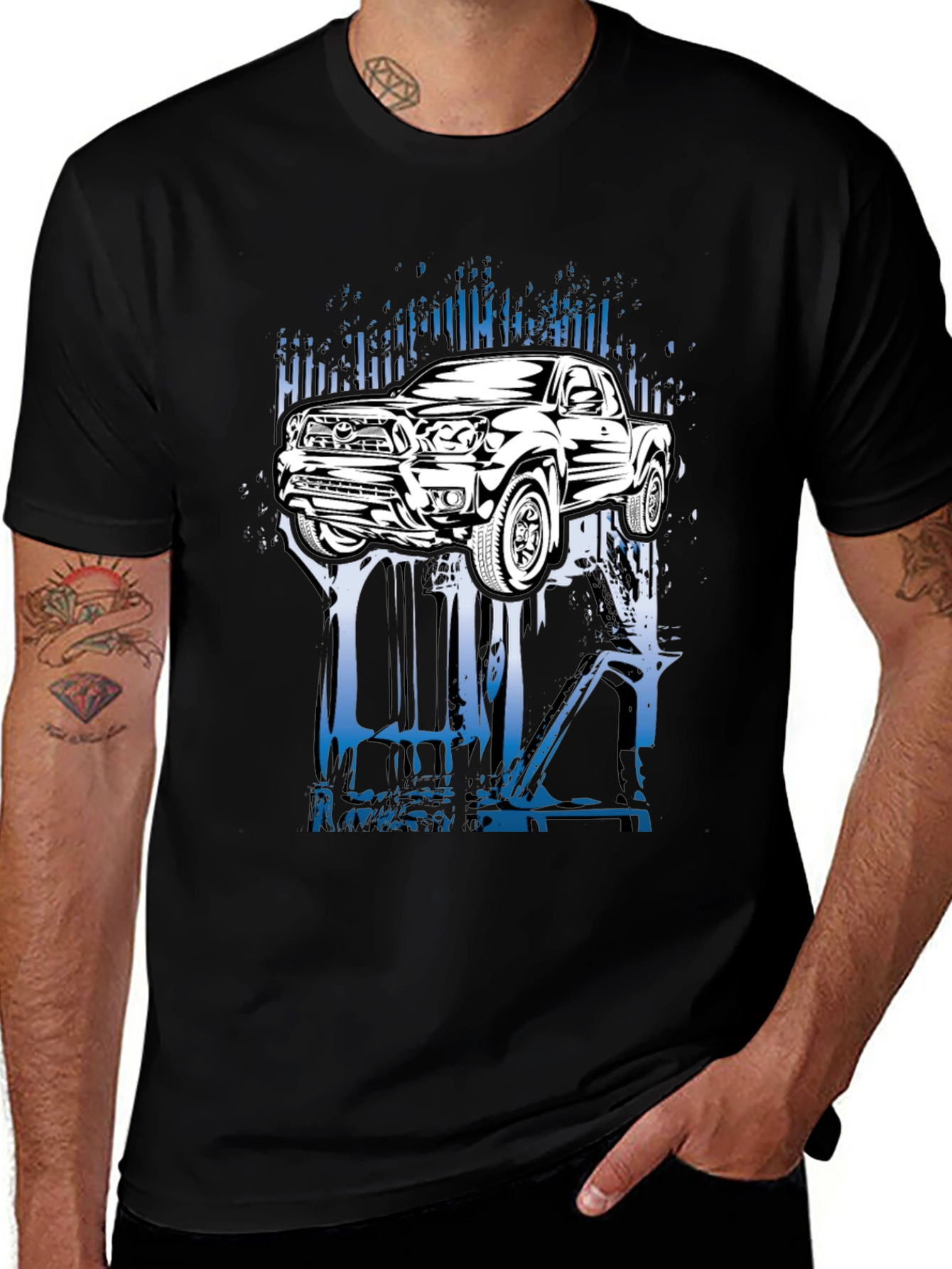 Truck Graphic T-Shirt - Cool Automotive Design