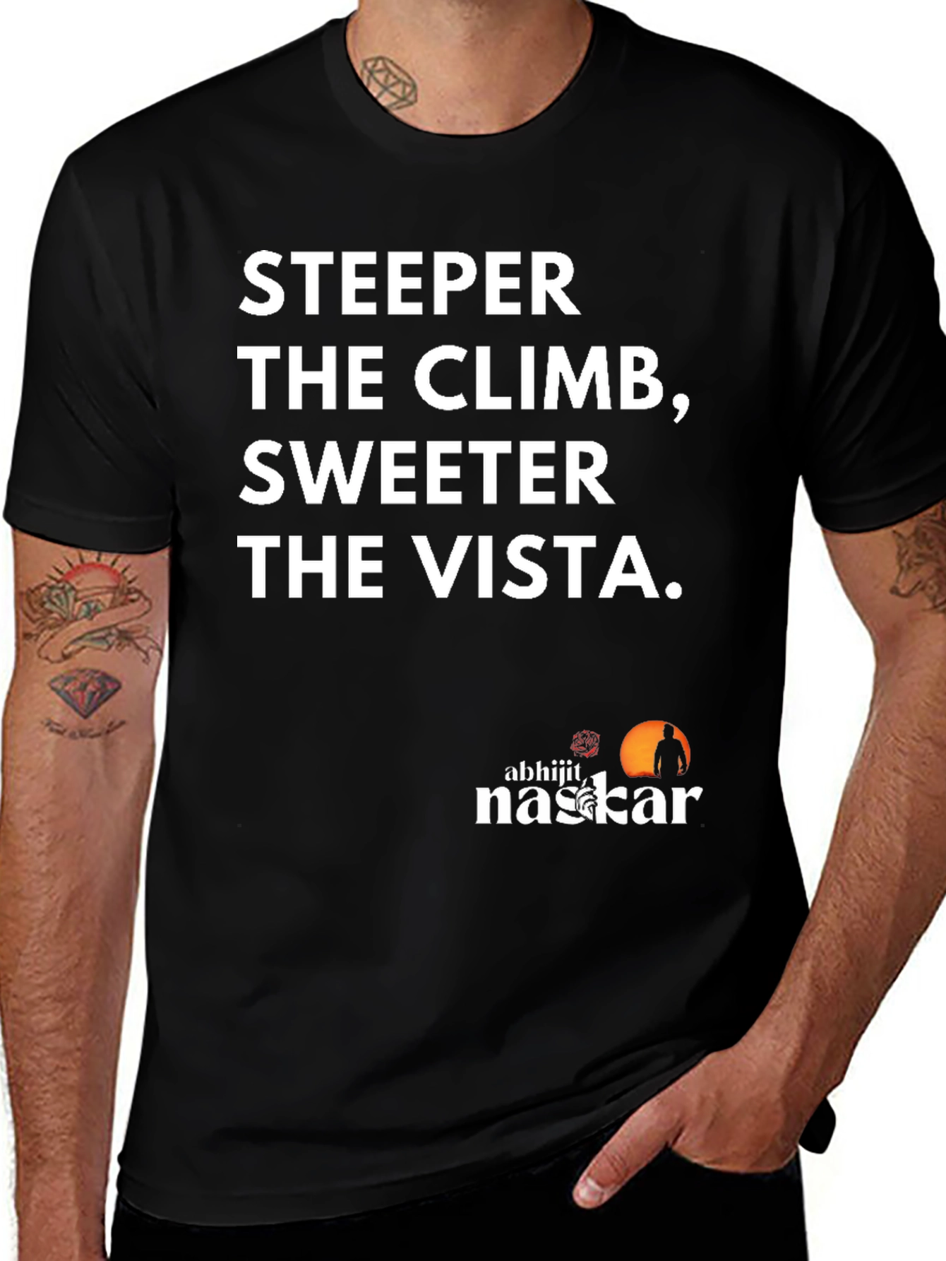 Variant 25 of Motivational Climb T-Shirt