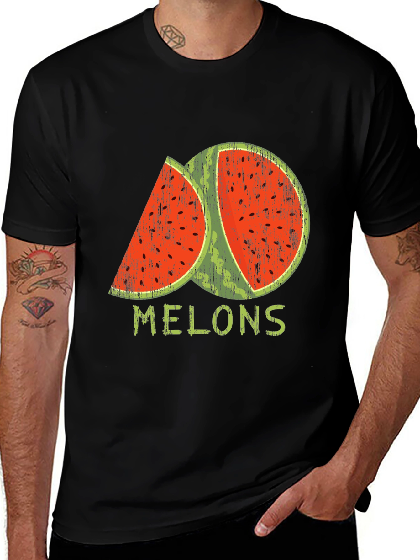 Variant 13 of Melons Graphic T-Shirt - Fun Summer Style!