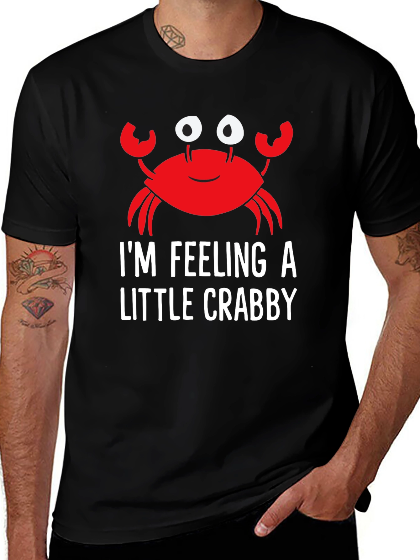 Variant 10 of Crabby T-Shirt: Funny Crab Graphic Tee