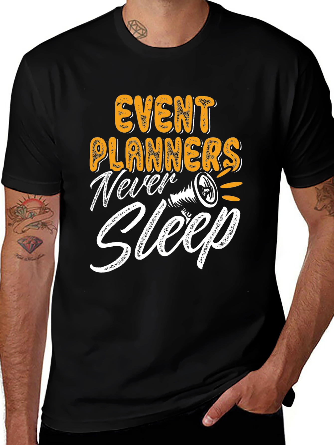 Variant 21 of Event Planners Never Sleep Graphic T-Shirt