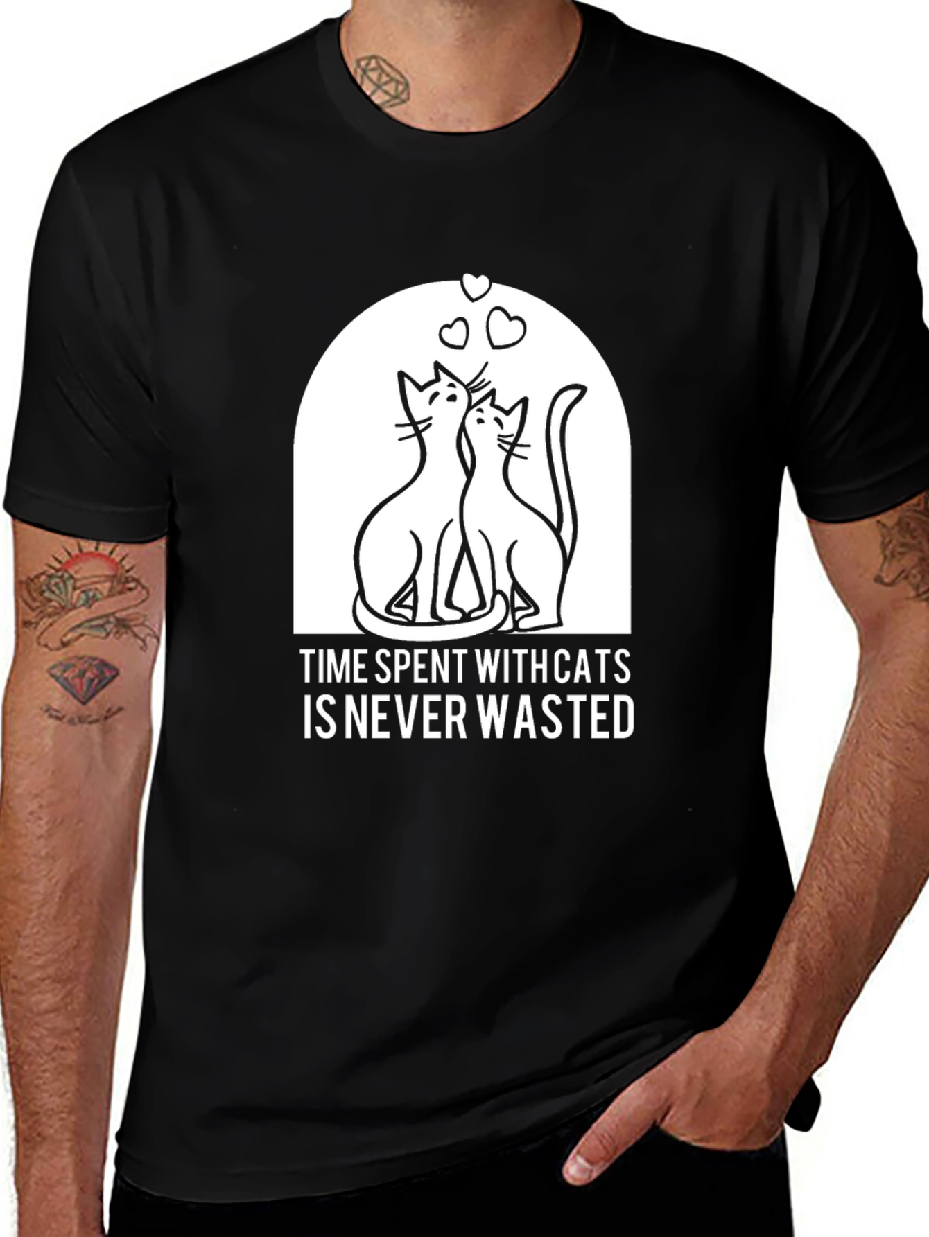 Time Spent with Cats T-Shirt