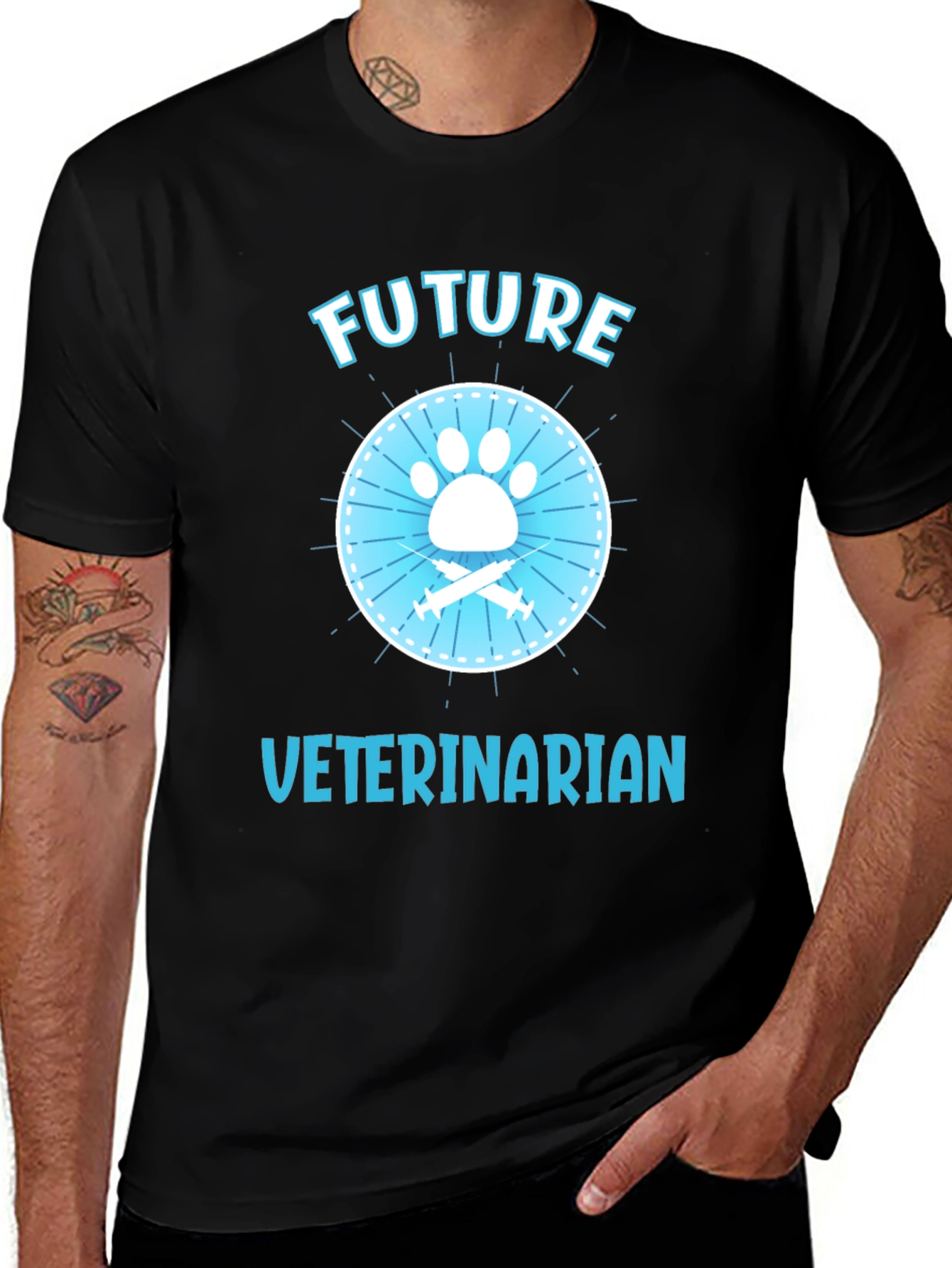 Variant 24 of Future Veterinarian Paw Print T-Shirt