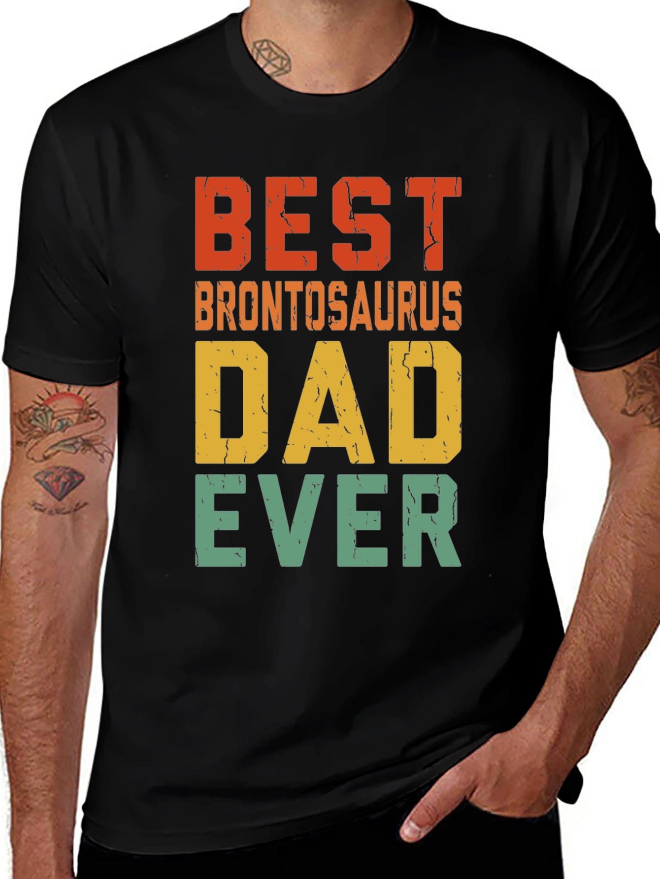 Best Brontosaurus Dad Ever T-Shirt