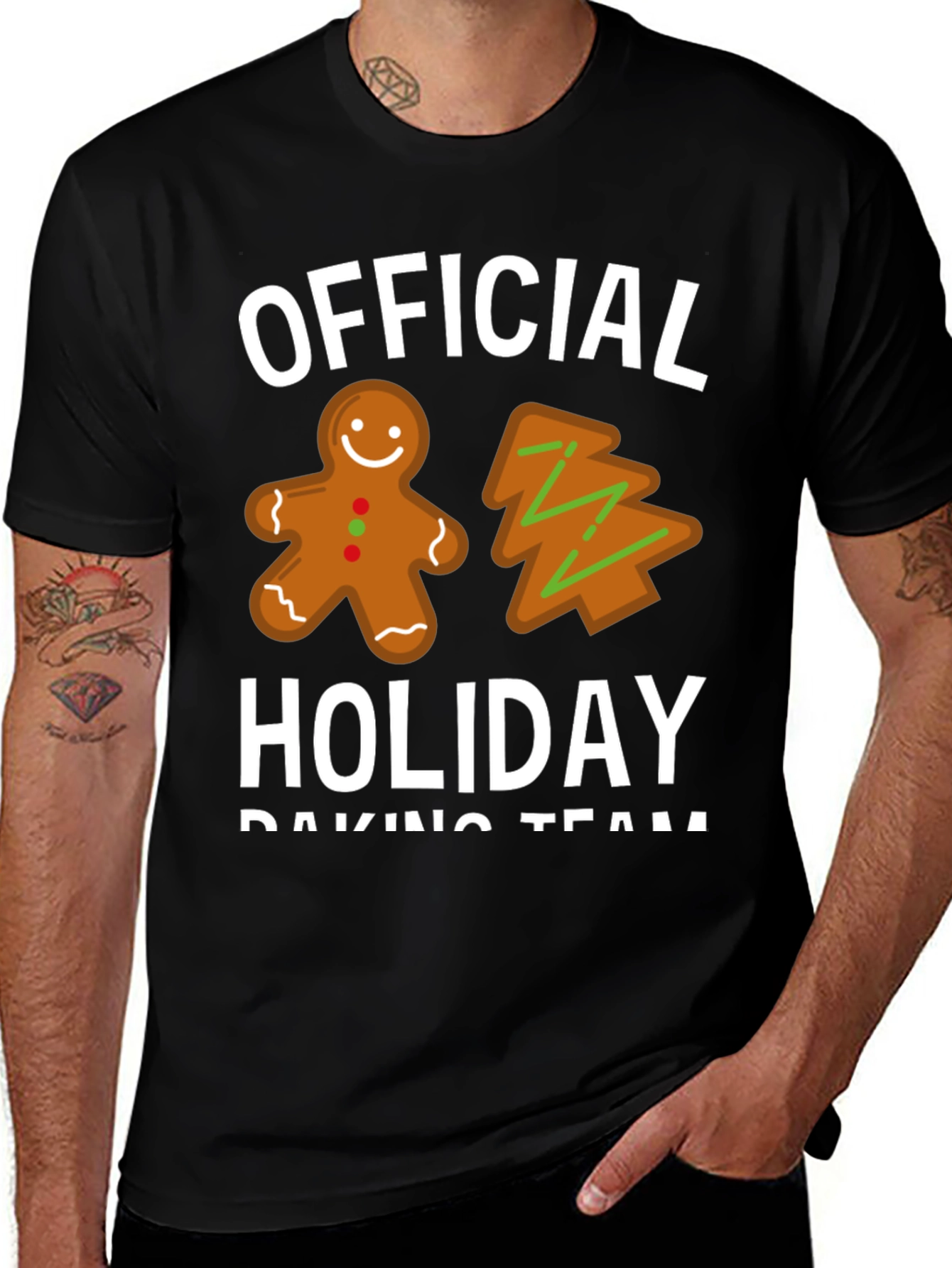 Official Holiday Baking Team Christmas T-Shirt