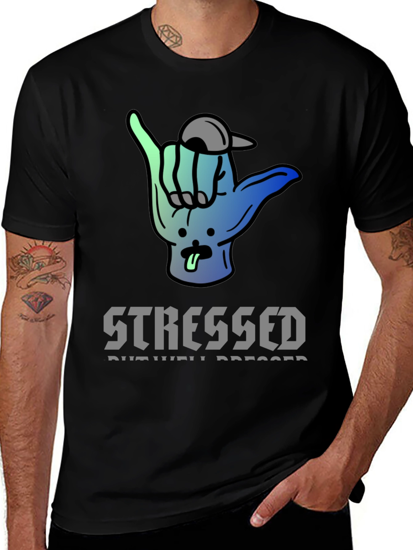 Stressed But Well Dressed Graphic Tee