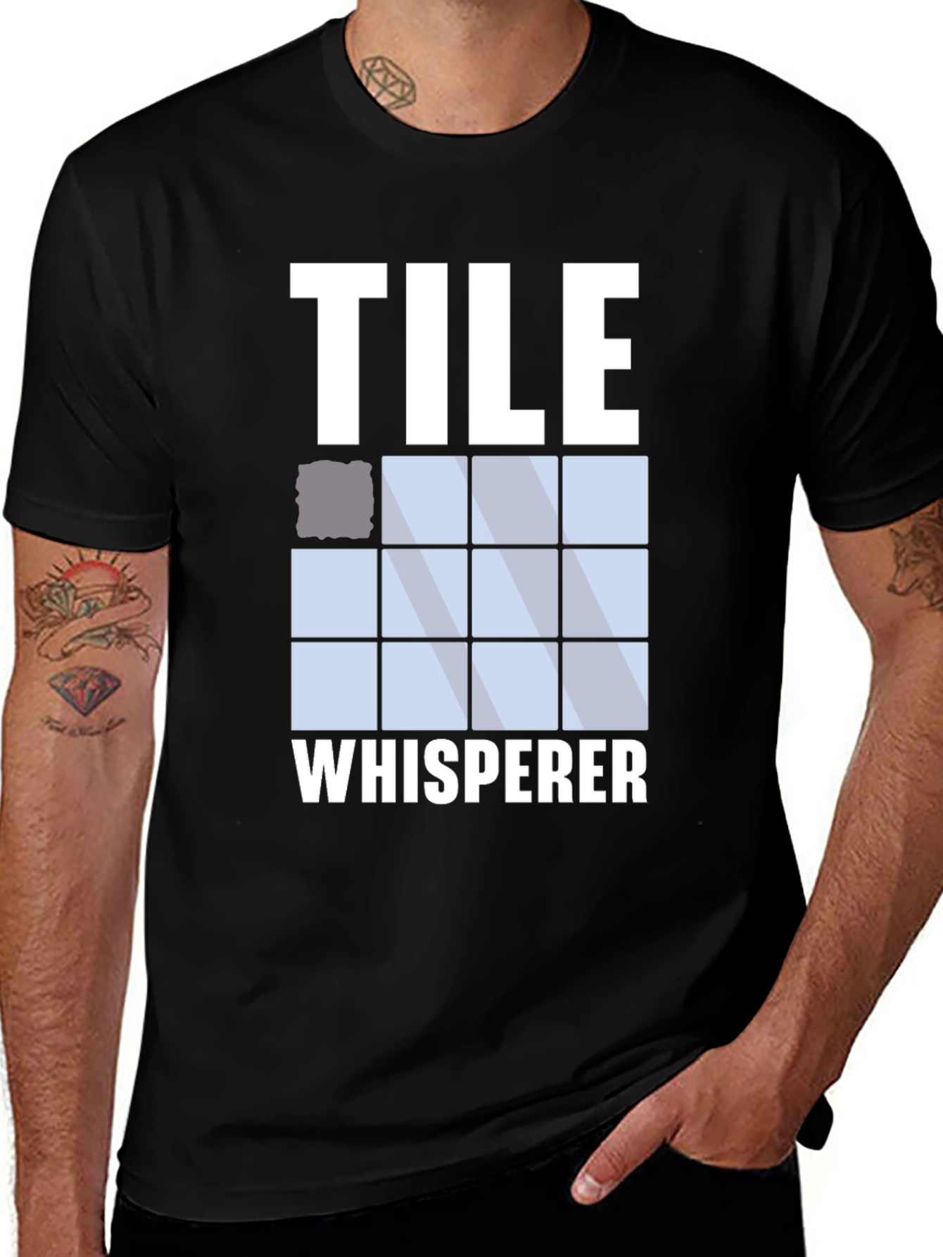 Variant 23 of Tile Whisperer T-Shirt: Funny Tiling Profession Apparel