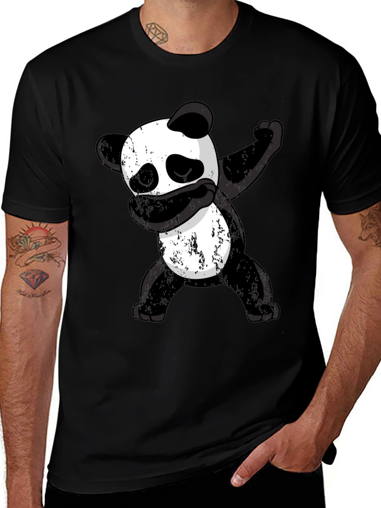 Variant 4 of Dabbing Panda T-Shirt - Fun Graphic Tee