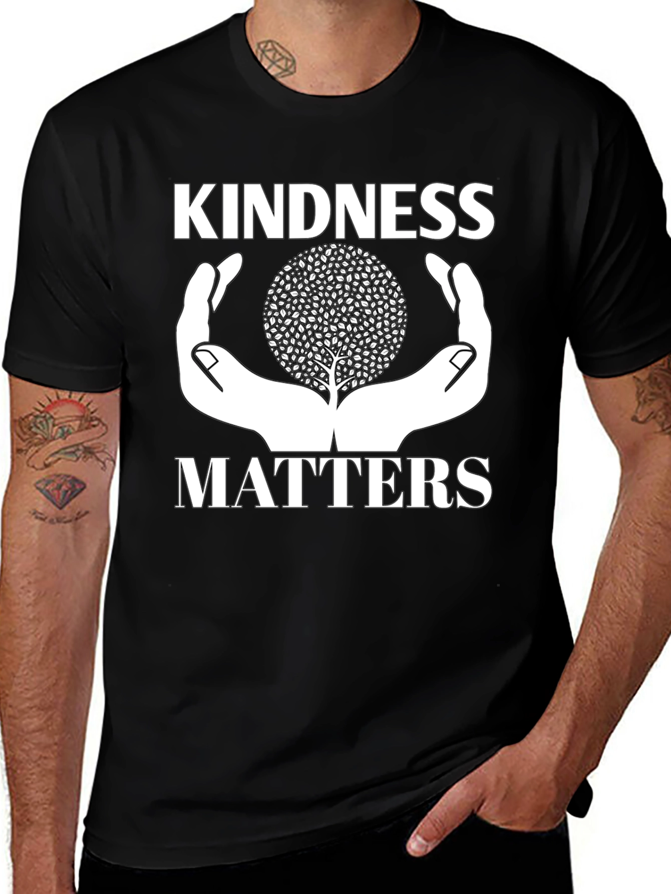 Kindness Matters T-Shirt, Tree Graphic Tee