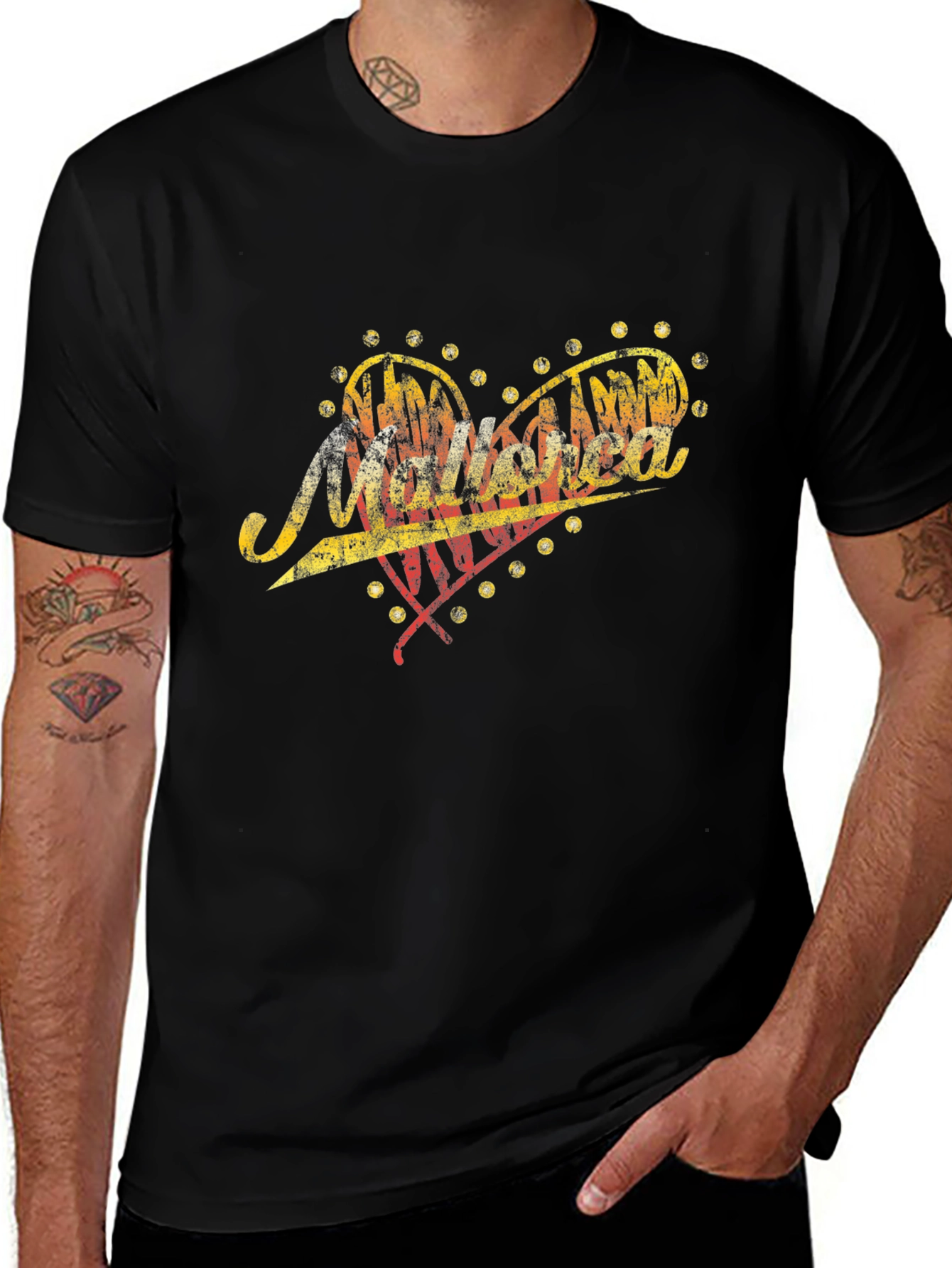 Vintage Mallorca Heart T-Shirt