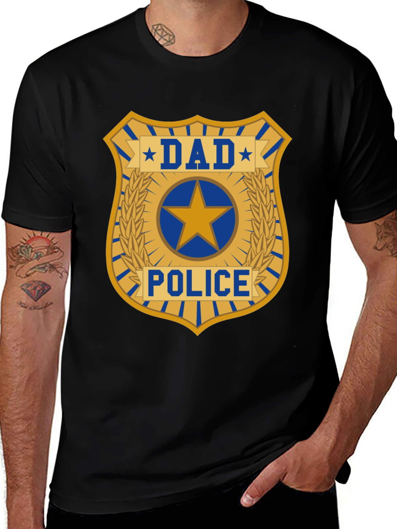 Dad Police T-Shirt - Funny Father's Day Gift