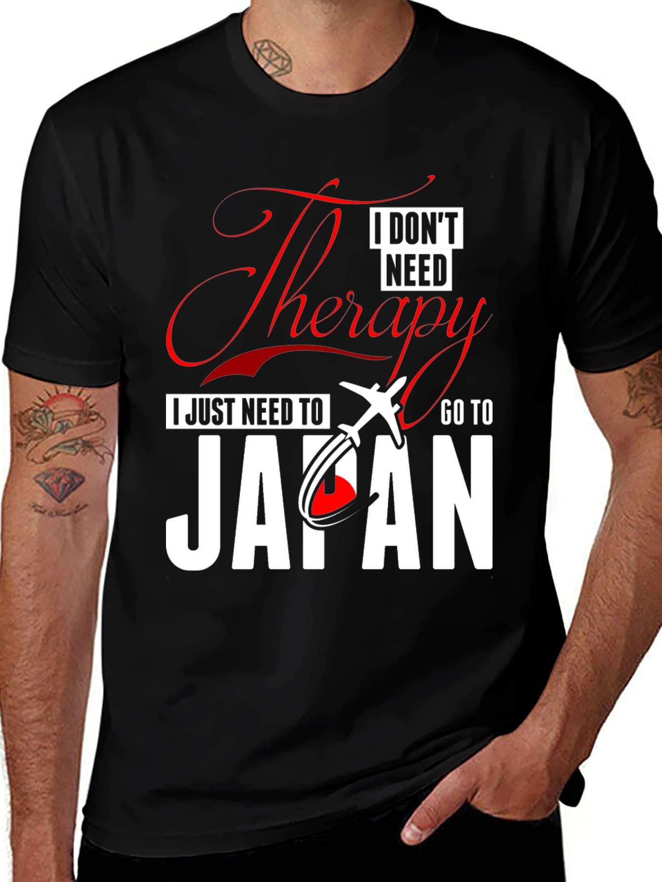 Variant 7 of Therapy Japan Graphic Tee - Travel Destination T-Shirt
