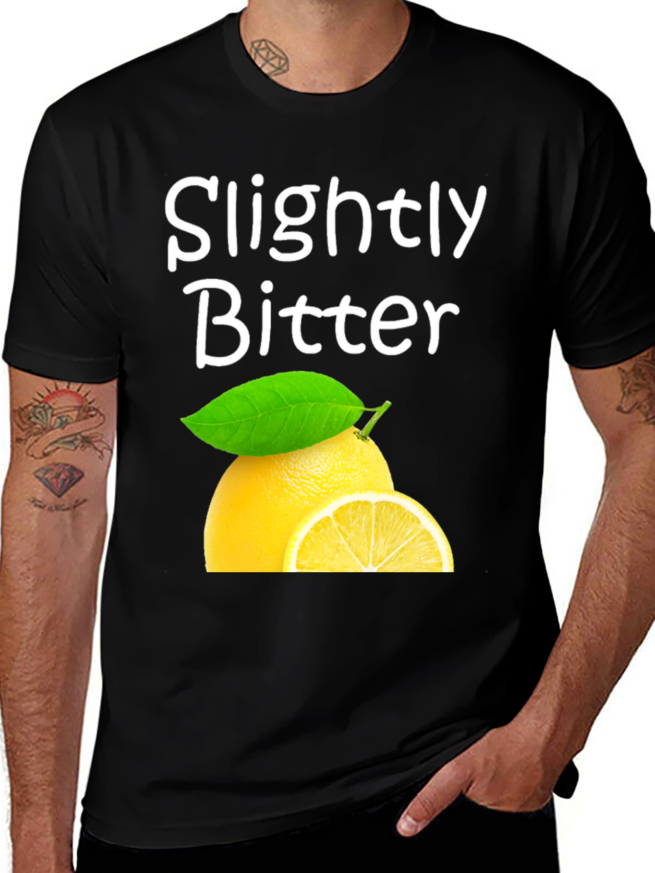 Variant 2 of Slightly Bitter Lemon Graphic Tee - Unisex