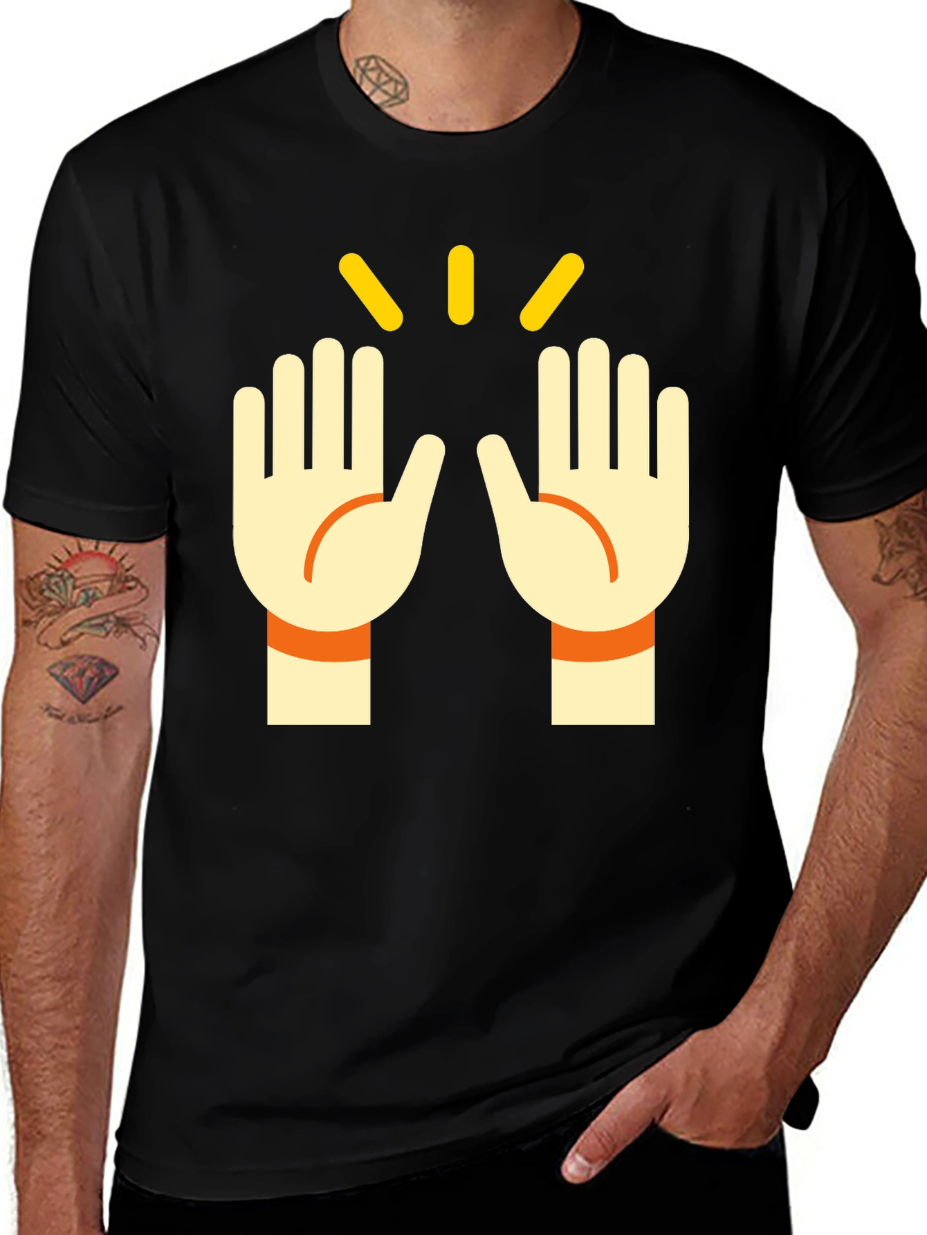 Variant 6 of High Five Graphic Tee - Stylish Casual T-Shirt