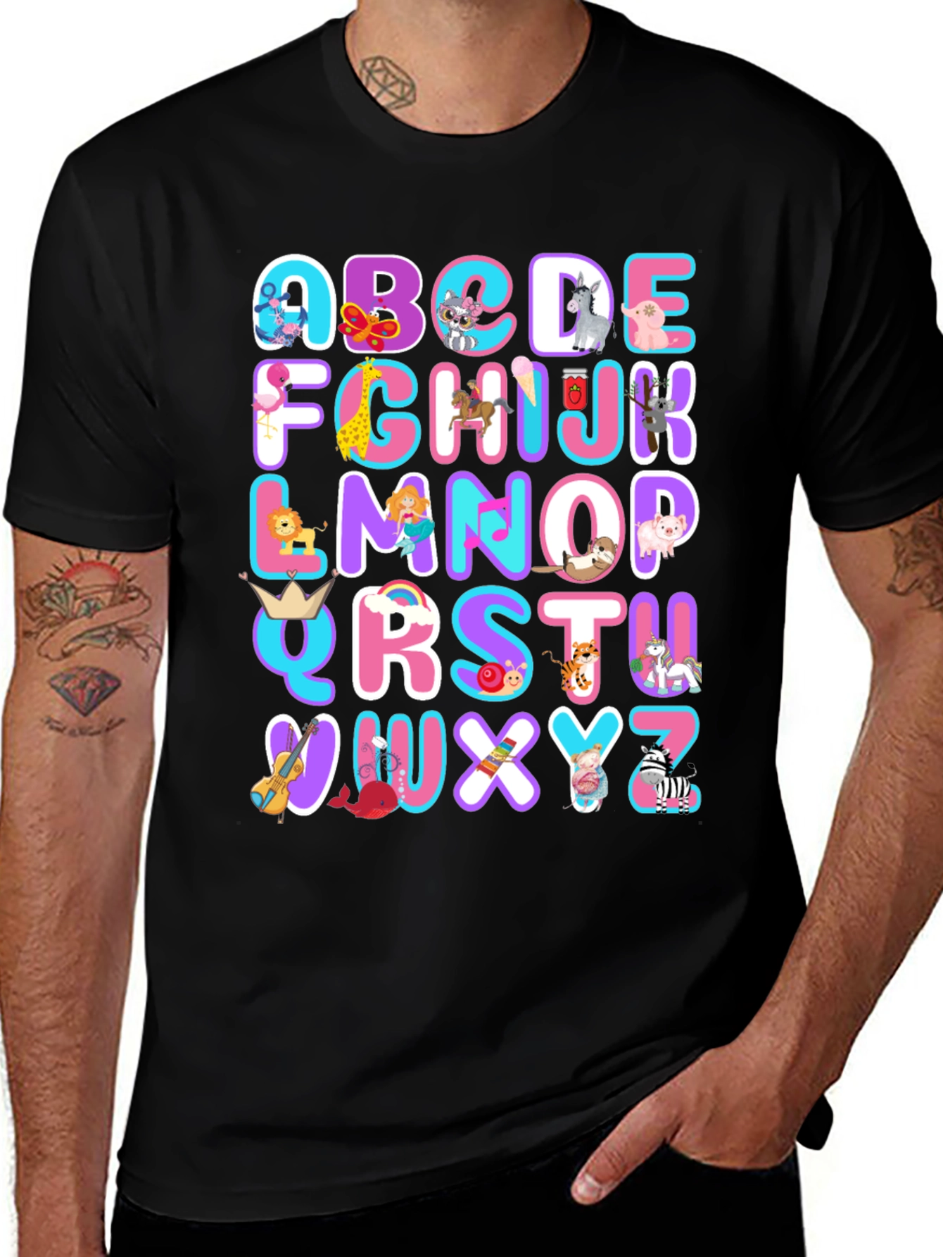Variant 11 of Alphabet Animal T-Shirt