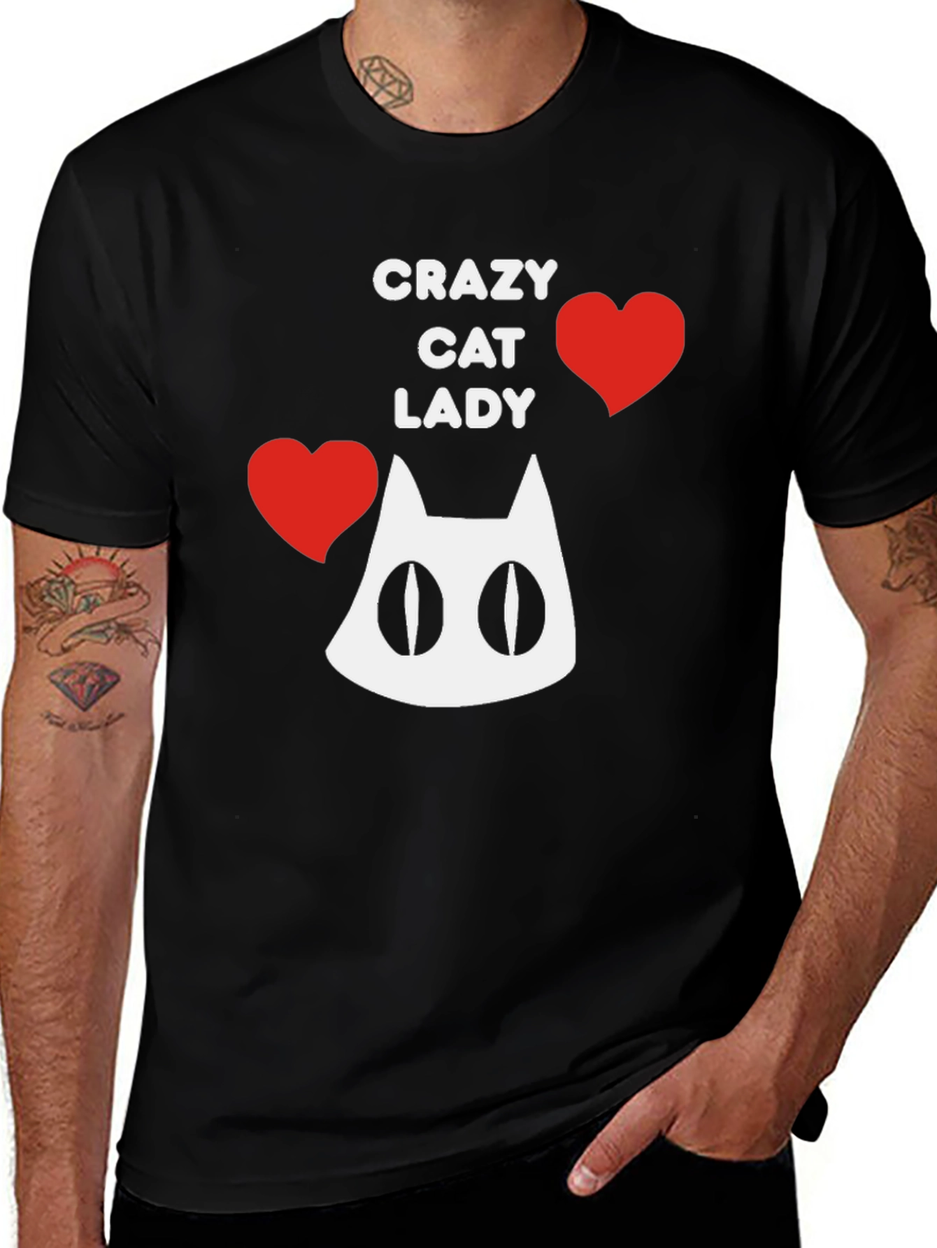 Variant 19 of Crazy Cat Lady T-Shirt - Fun Novelty Tee