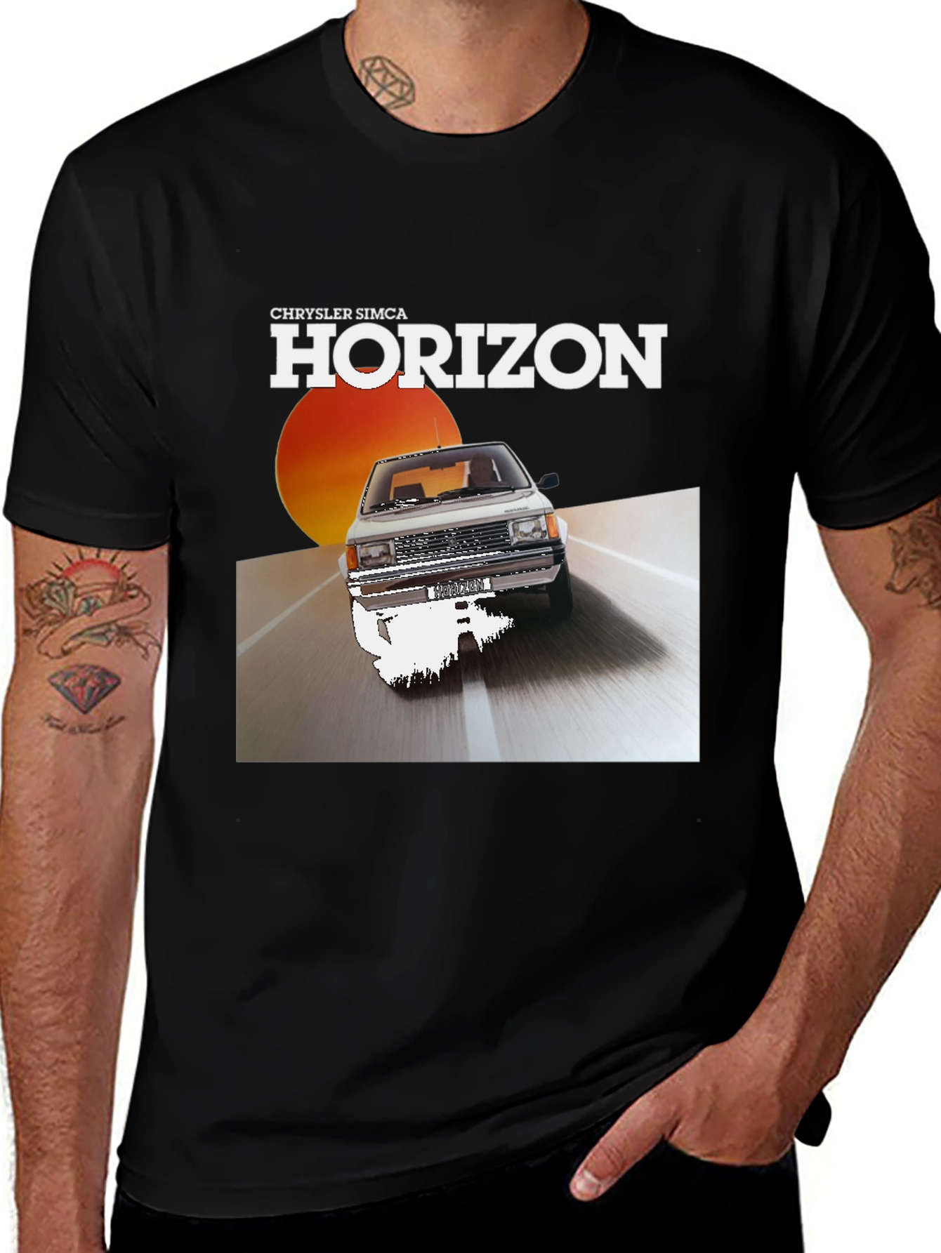 Chrysler Simca Horizon Graphic Tee - Retro Car Shirt