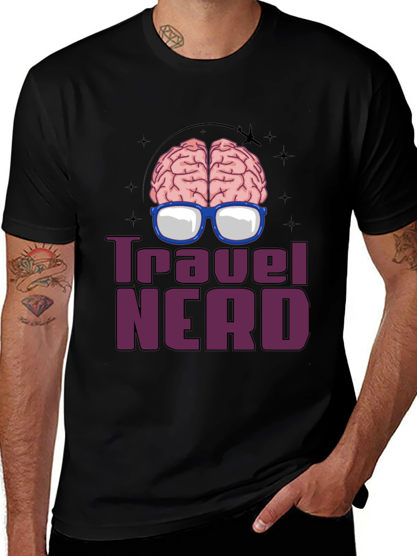 Travel Nerd Graphic T-Shirt