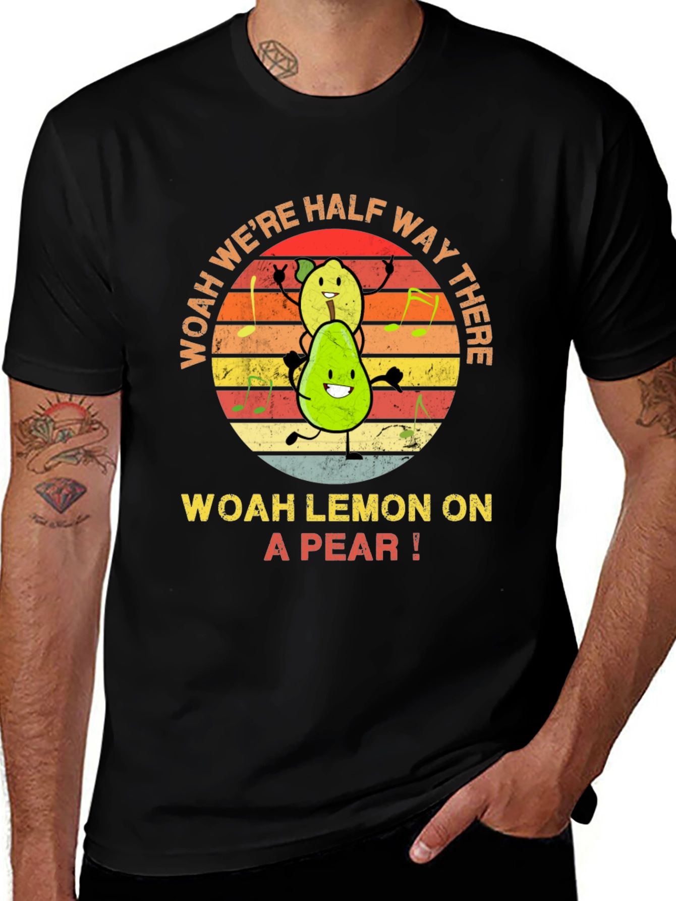 Variant 11 of Woah Lemon on a Pear T-Shirt