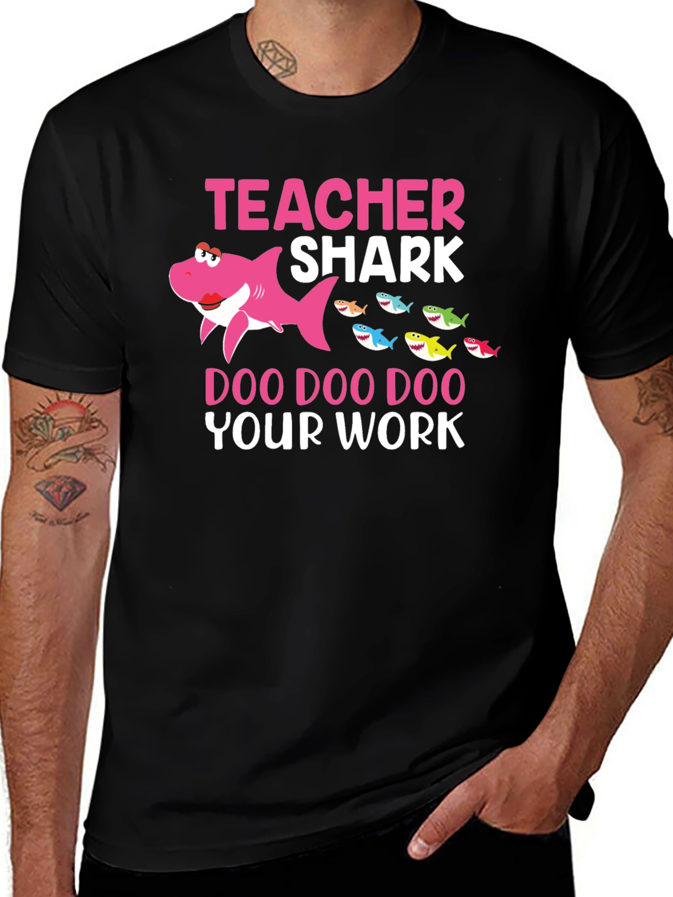 Variant 7 of Teacher Shark Doo Doo T-Shirt