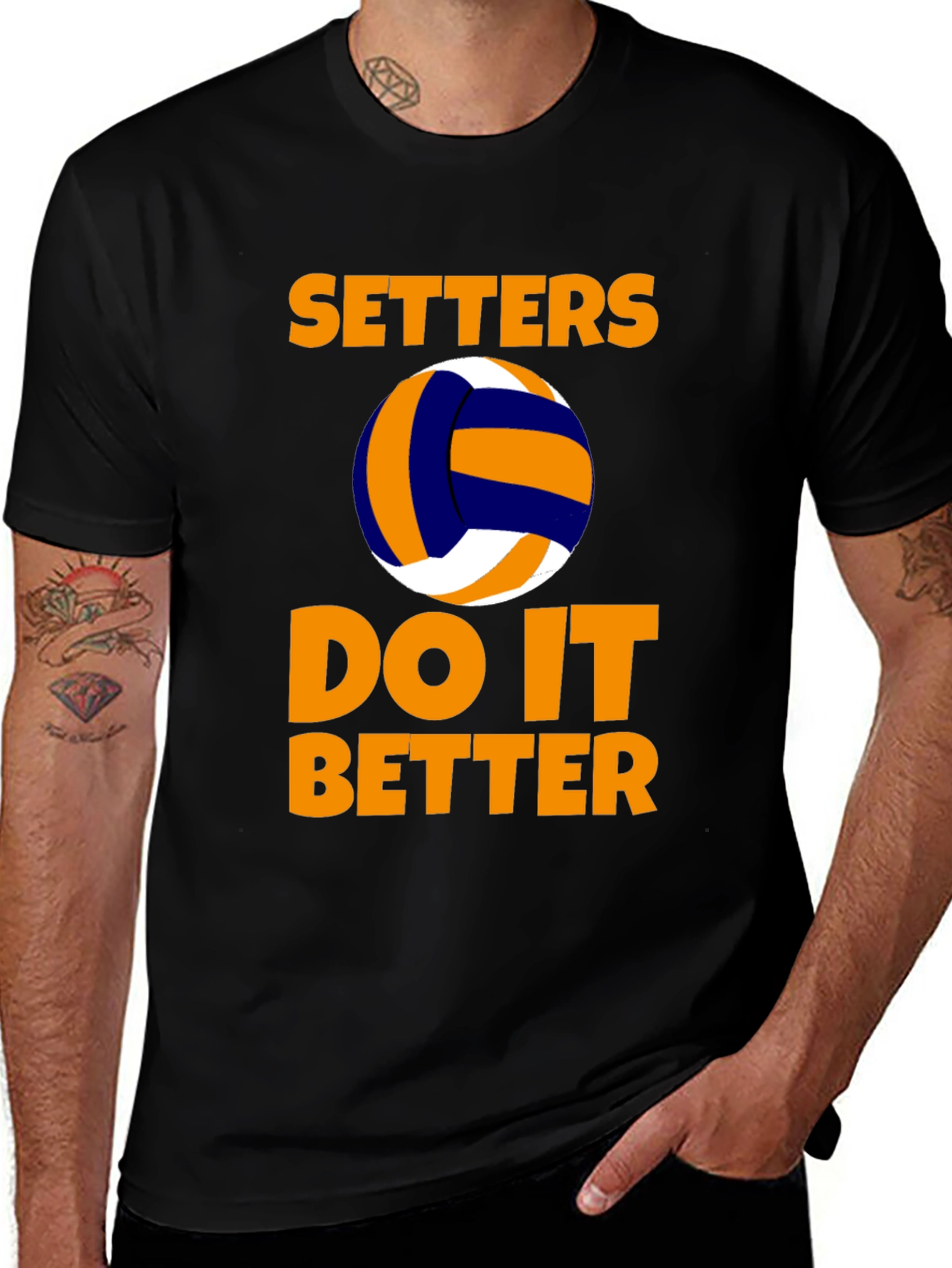 Variant 27 of Setters Do It Better Volleyball T-Shirt