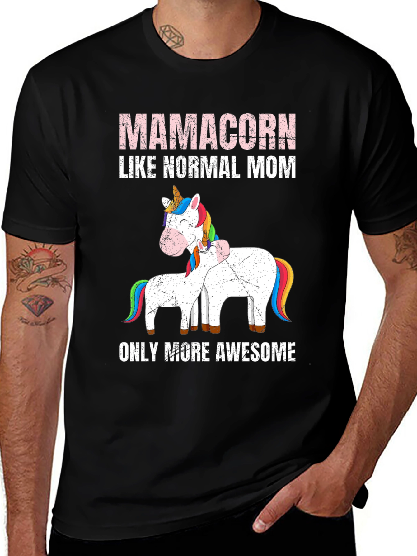 Mamacorn T-Shirt - Like a Normal Mom, Only More Awesome!