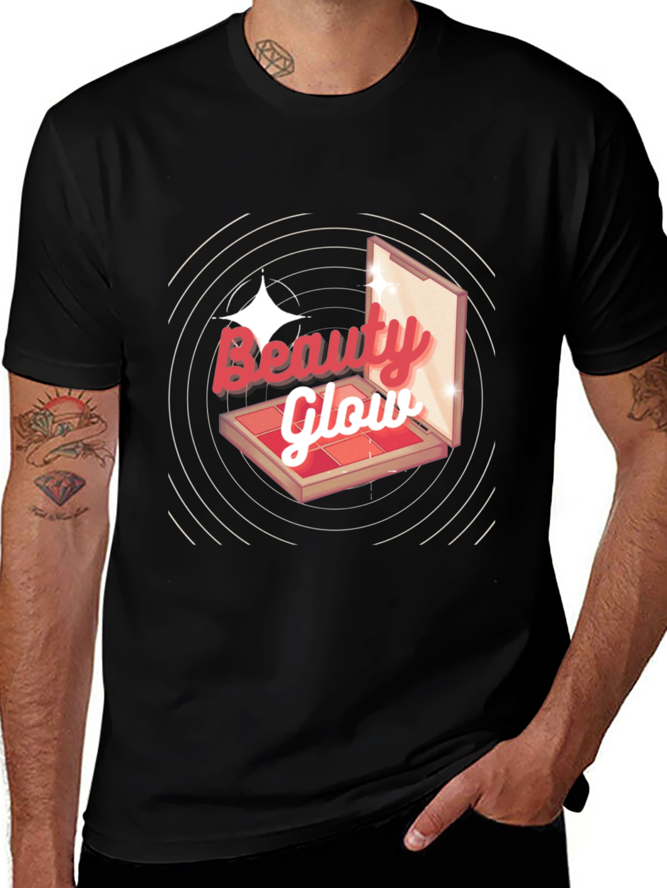 Beauty Glow Makeup Palette Graphic T-Shirt