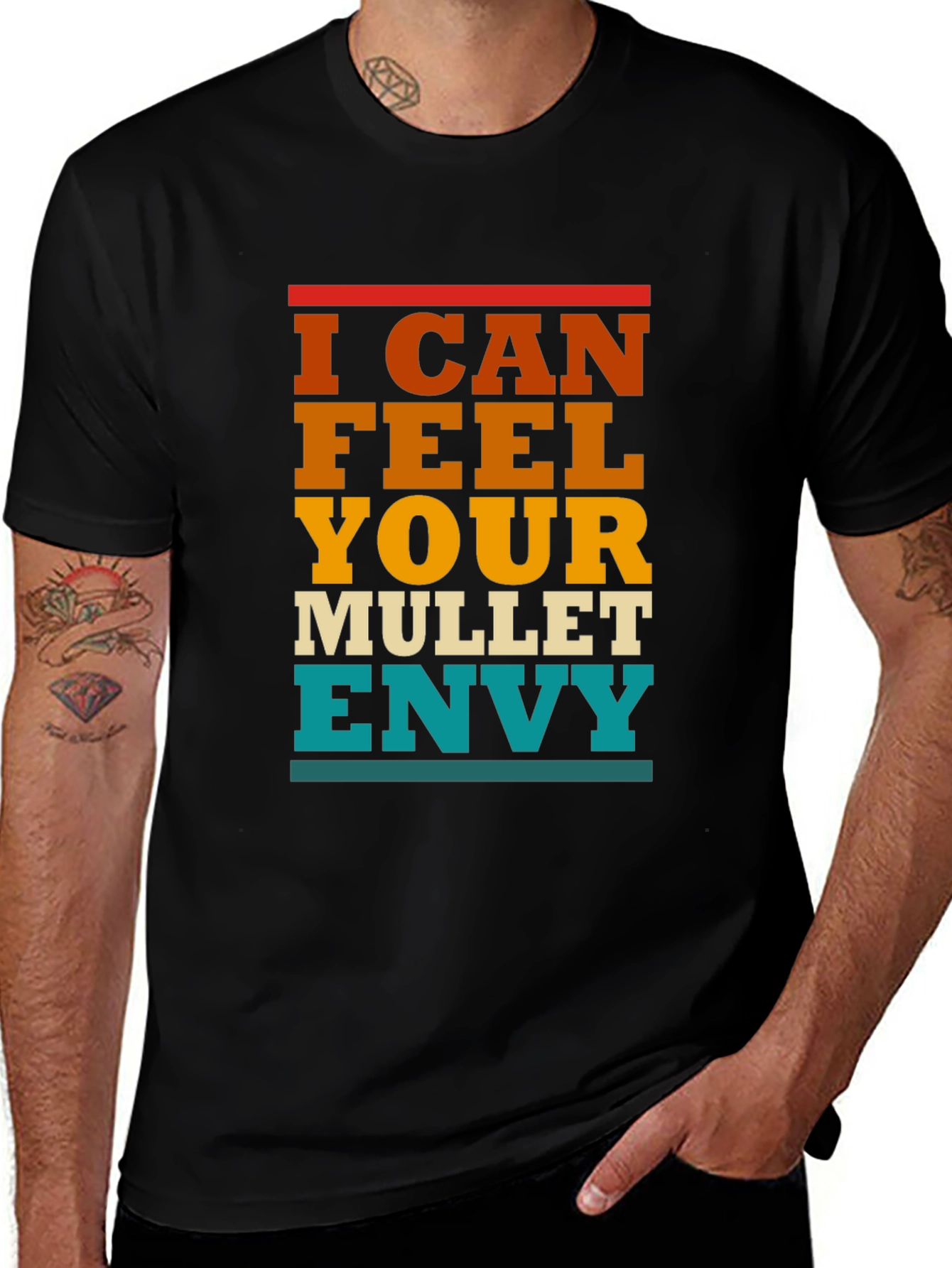 Variant 2 of I Can Feel Your Mullet Envy T-Shirt